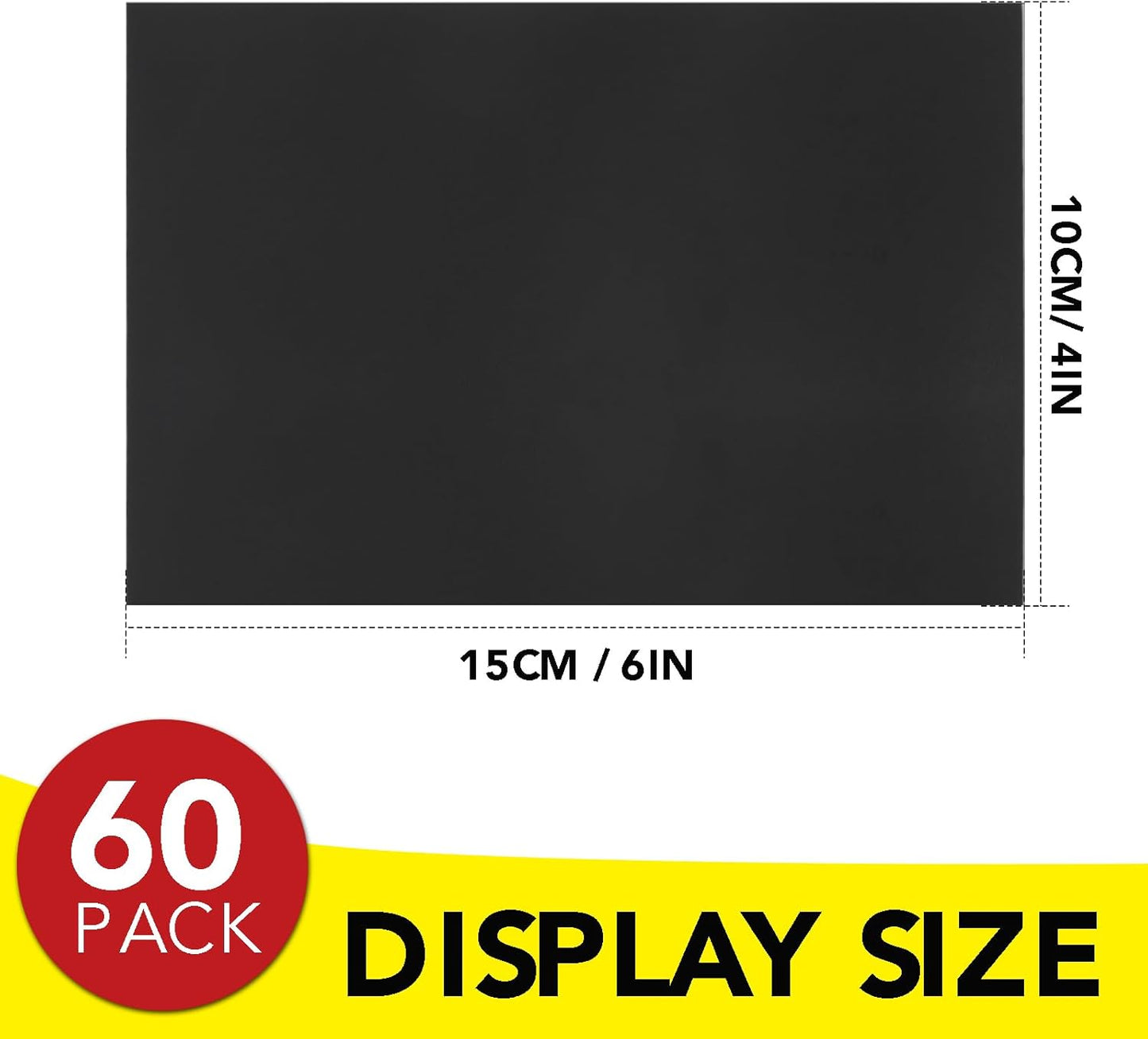 DIYMAG Adhesive Magnetic Sheets, |4" x 6"| 60 Packs, Flexible Magnet Sheets with Adhesive for Crafts, Photos and Die Storage, Easy Peel and Stick, Easy to Cut into Any Shape/Size (4" x 6"- 60P)