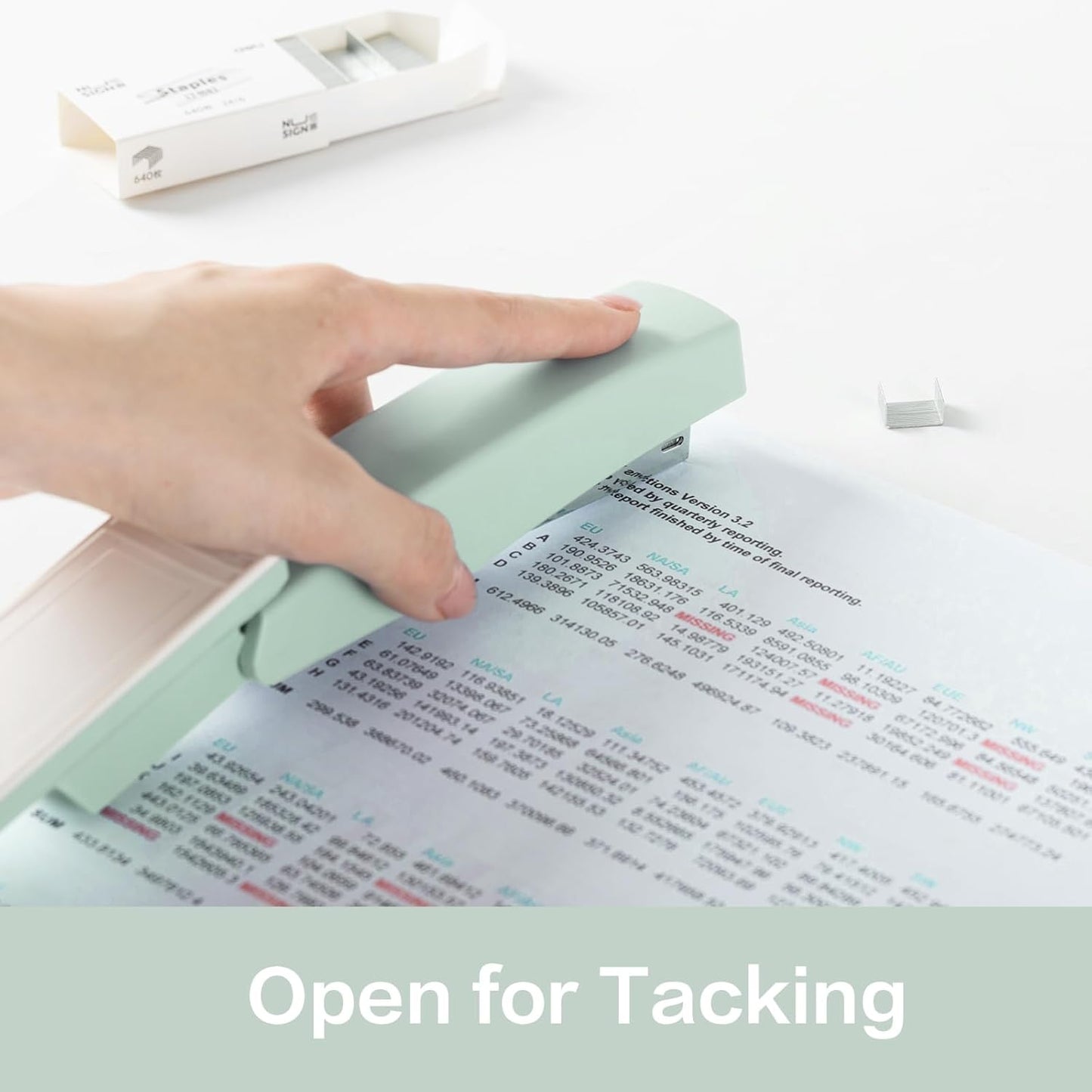 Deli Desktop Stapler, 2 Pack, 25 Sheet Capacity, Includes 2000 Staples and 2 Staple Removers, Green