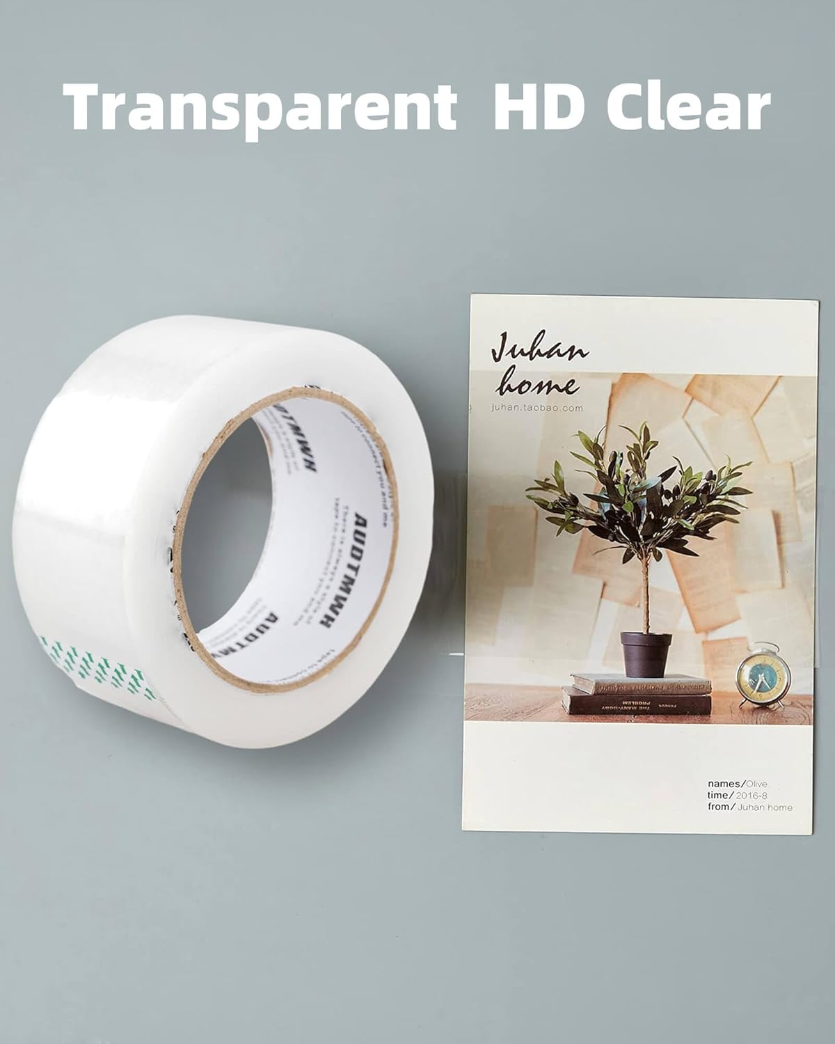 Packing Tape Refills, Clear Packaging Tape Heavy Duty Designed for Moving, Shipping and Packing, Mailing,1.88" x 60 yds, 4 Rolls