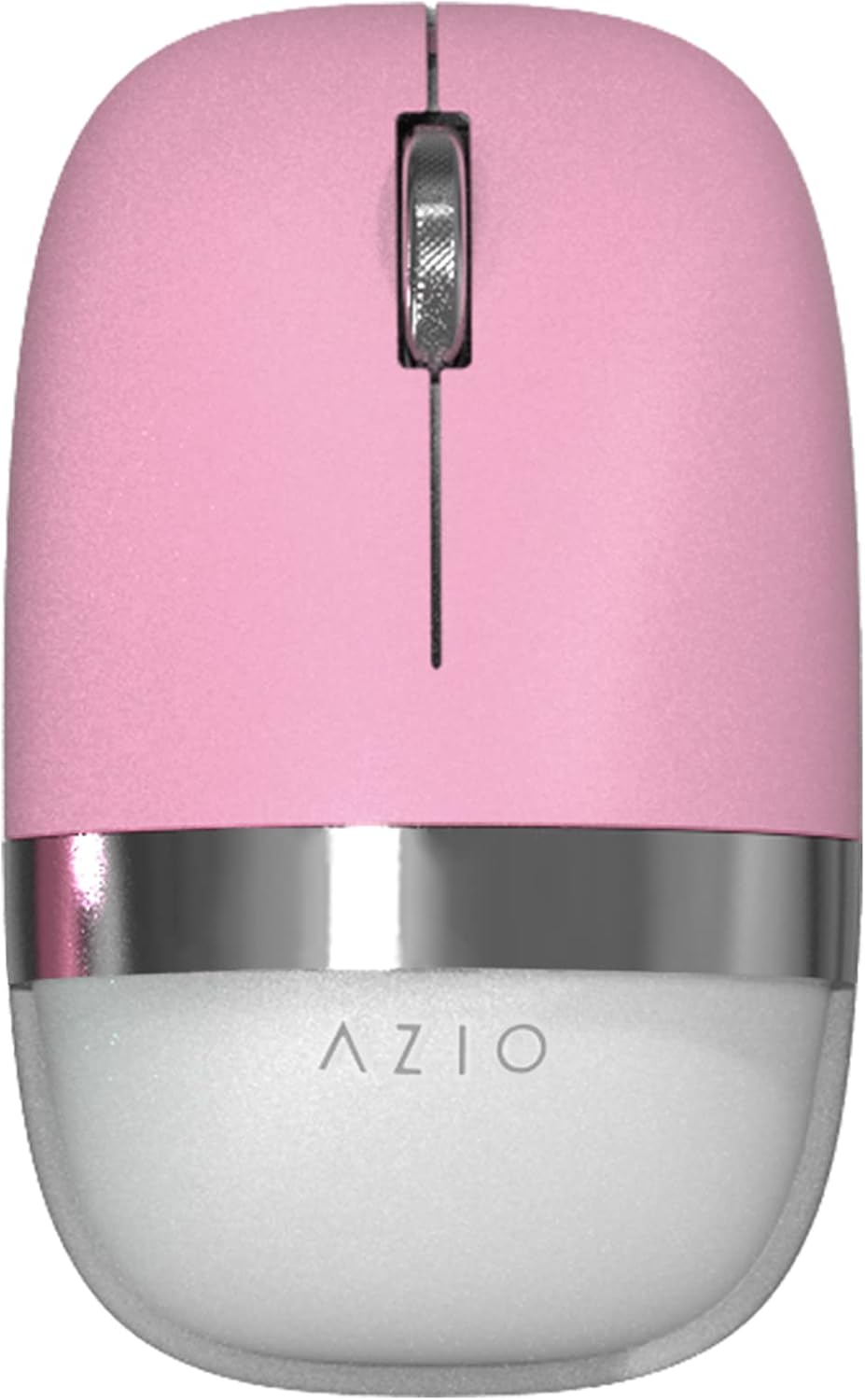 Azio IZO Wireless Optical Mouse - Bluetooth 3.0 & 5.0/2.4G RF-USB, Ambidextrous Design, PixArt PAW3212 Sensor, 1000/1600/2400 DPI, Rechargeable, PC & Mac
