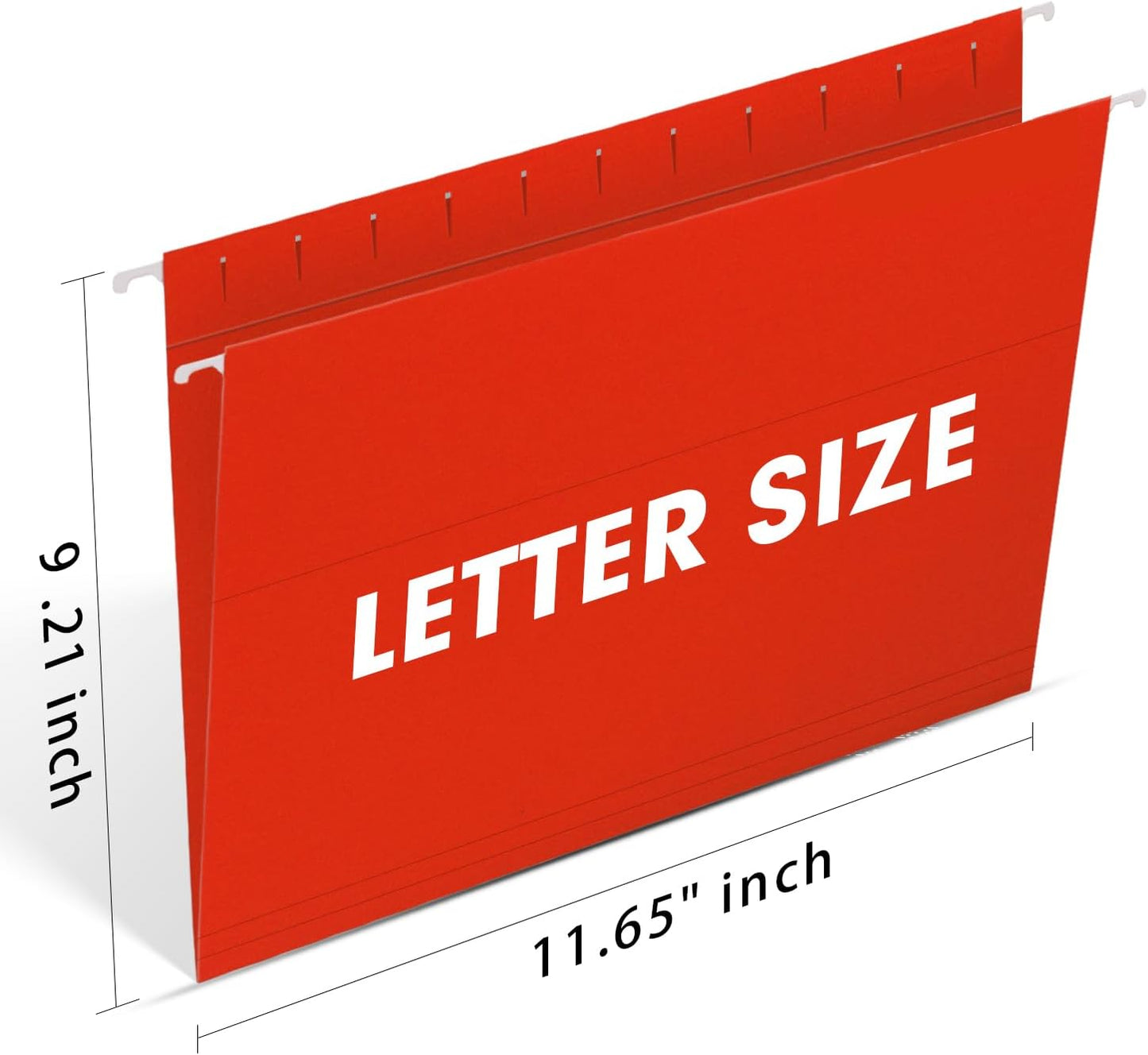 Hanging File Folders, RAZCC 60 Pack Reinforced Hanging Folders Letter Size, Designed for Bulky Files, Filing Cabinet, Adjustable Tabs, Assorted Colors