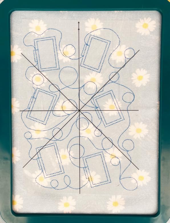 Print & Stick Target Paper, Adhesive Machine Embroidery Templates, for Inkjet & Laser Printers