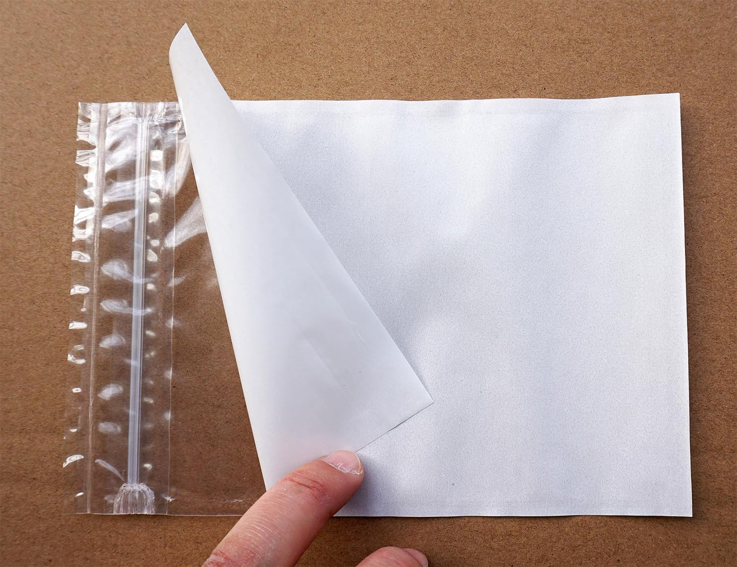 BEUYI Premium 6.7'' x 10'' Resealable Adhesive Shipping Label/documents Pouches (400 Pack)