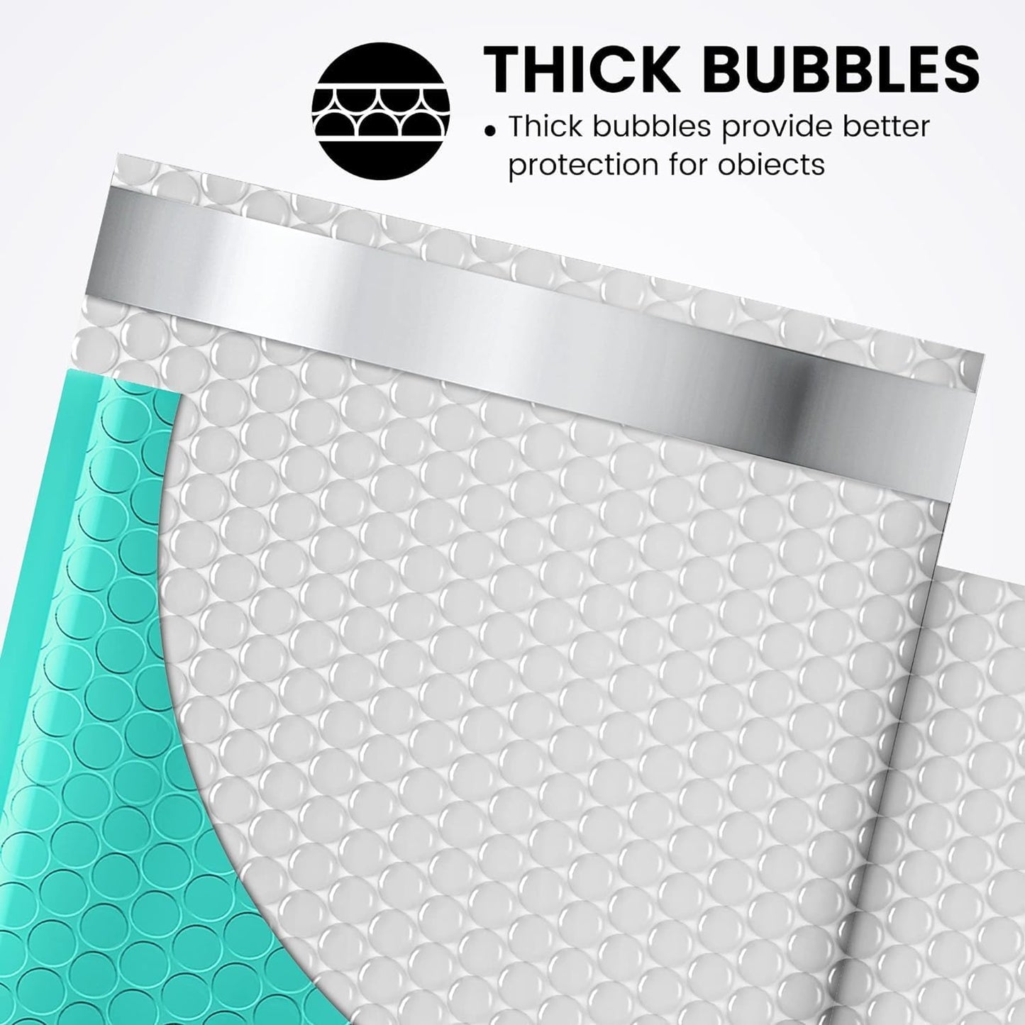 Fuxury Bubble Mailers 6x10" Teal Padded Envelopes 9600Pack Strong Adhesion Thick Padded Mailers for Small Business Mailing Small Items,Jewelry,Makeup