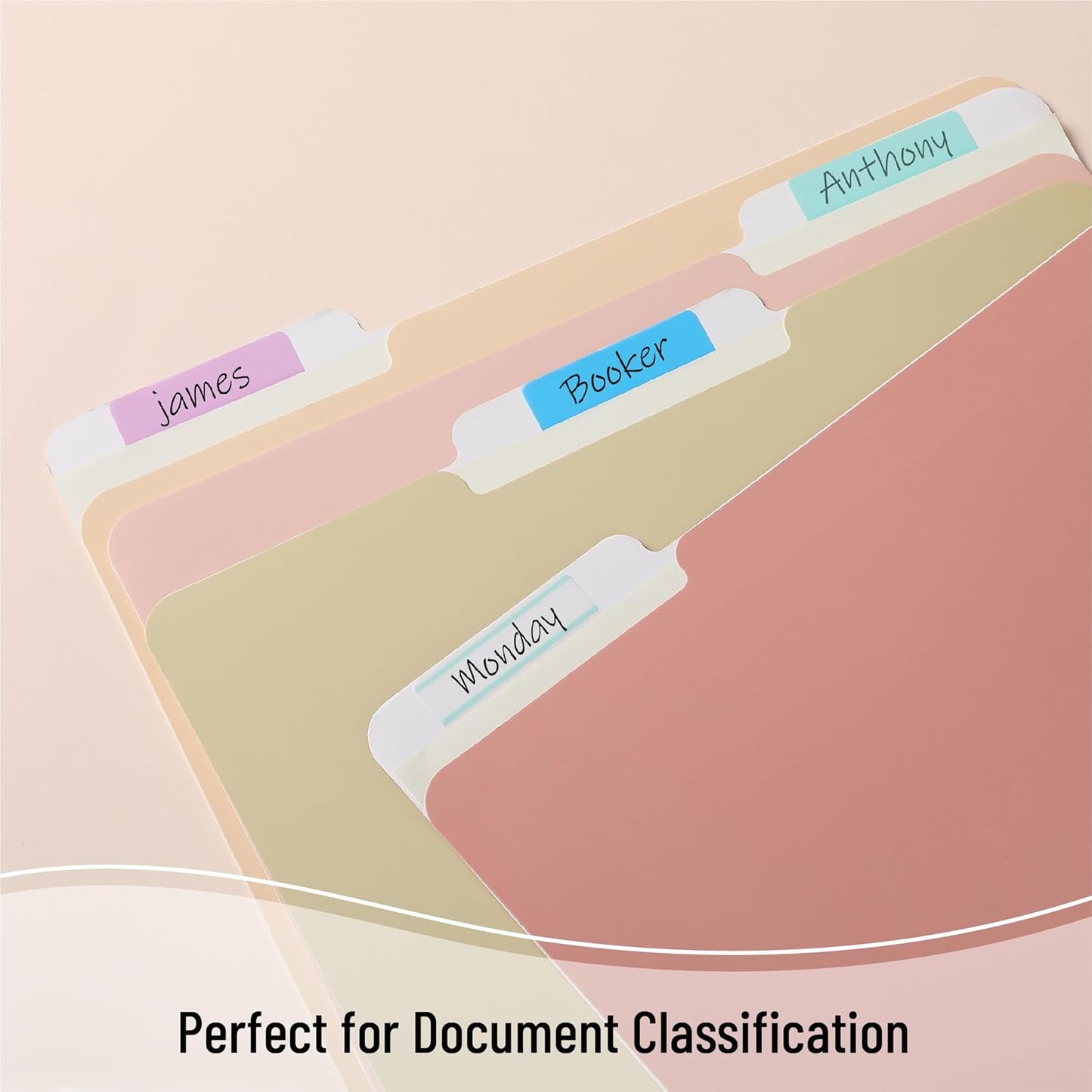 Mr. Pen- Sticky Index Tabs, 500 Pcs, 21 Sets, Colorful Sticky Tabs for Notebooks, Page Markers, Page Tabs for Binders, Page Tabs Sticky Tabs for Books, Notebook Tabs, Book Sticky Tabs for Notebooks