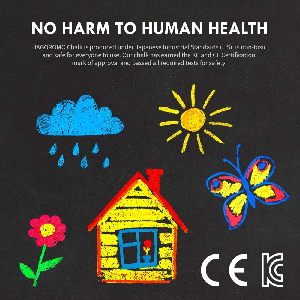 Hagoromo Fulltouch Color Chalk 1 Box [72 Pcs/Red]