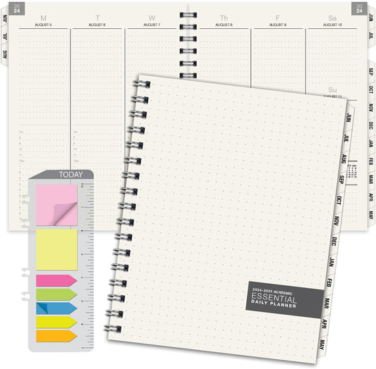 Global Printed Products Essential 8.5"x11" Monthly & Weekly 2024-2025 Planner - (8.5" x 11" - June 2024 Through July 2025)