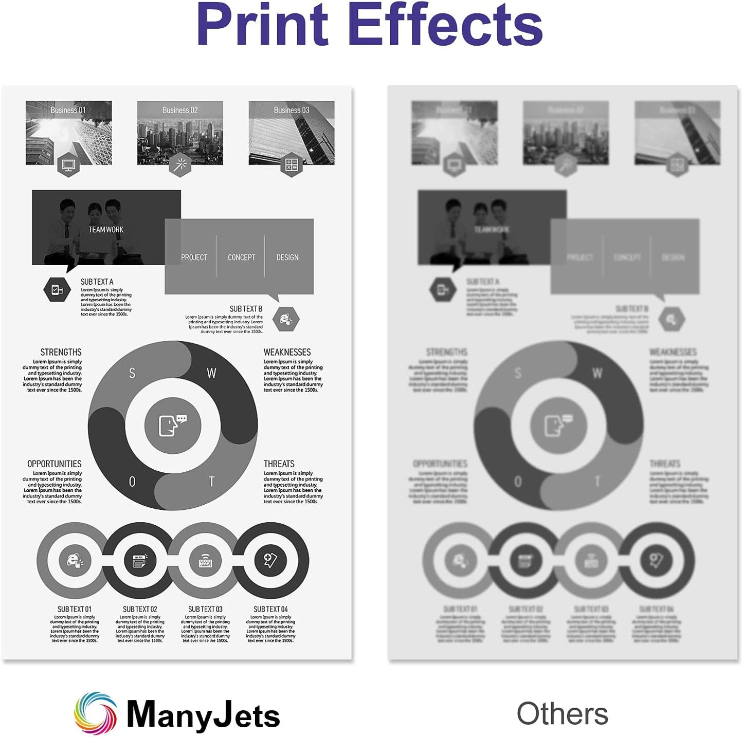 106R02777 Compatible Black Toner Cartridge Replacement for Xerox WorkCentre 3215 3215NI 3225 3225DNI Phaser 3260 3260DI 3260DNI 3052 Printer Toner Cartridge (Black,4-Pack)