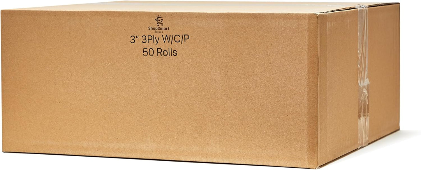 3-ply 3" inch 65' Feet (50 Rolls) White/Canary/Pink Carbonless Kitchen Paper 50 Rolls TMU 220 ShopSmartOnline (3-ply 3" inch 65' Feet)