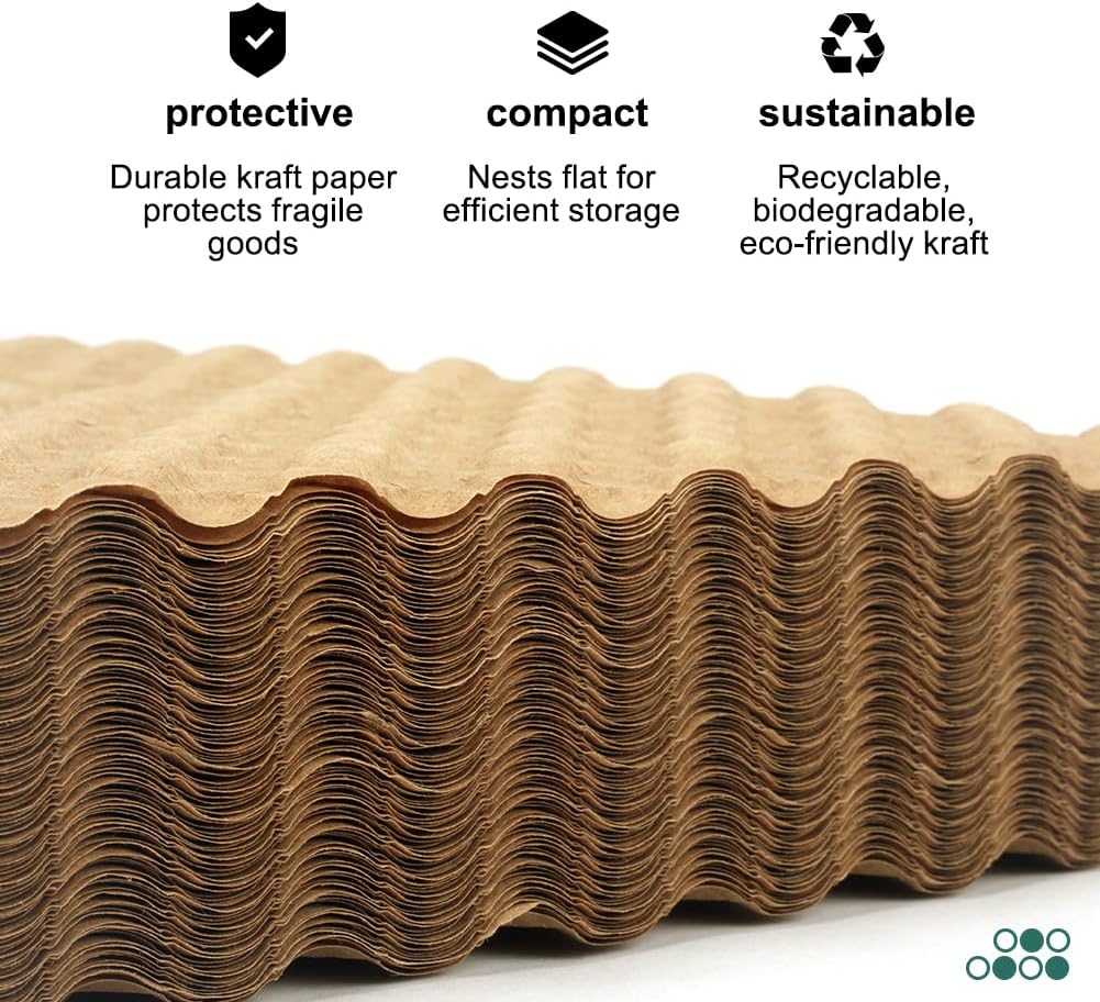 Reusable Bubble Paper - 15" x 50 FT Durable Bubble Wrap for Moving, Eco-Friendly & Washable Shipping Supplies, Biodegradable Packing Paper