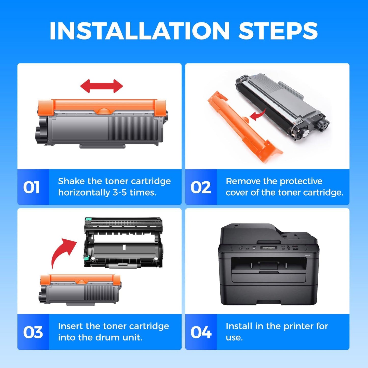 E310 E310dw Drum Unit(Not Toner)Black 2-Pack High-Yield Replacement for Dell P7RMX PVTHG 593-BBKD Image-Drum Compatible for Dell E310dw E514dw E515dn E515dw E310 E514 E515 Laser Printer Ink All-in-One