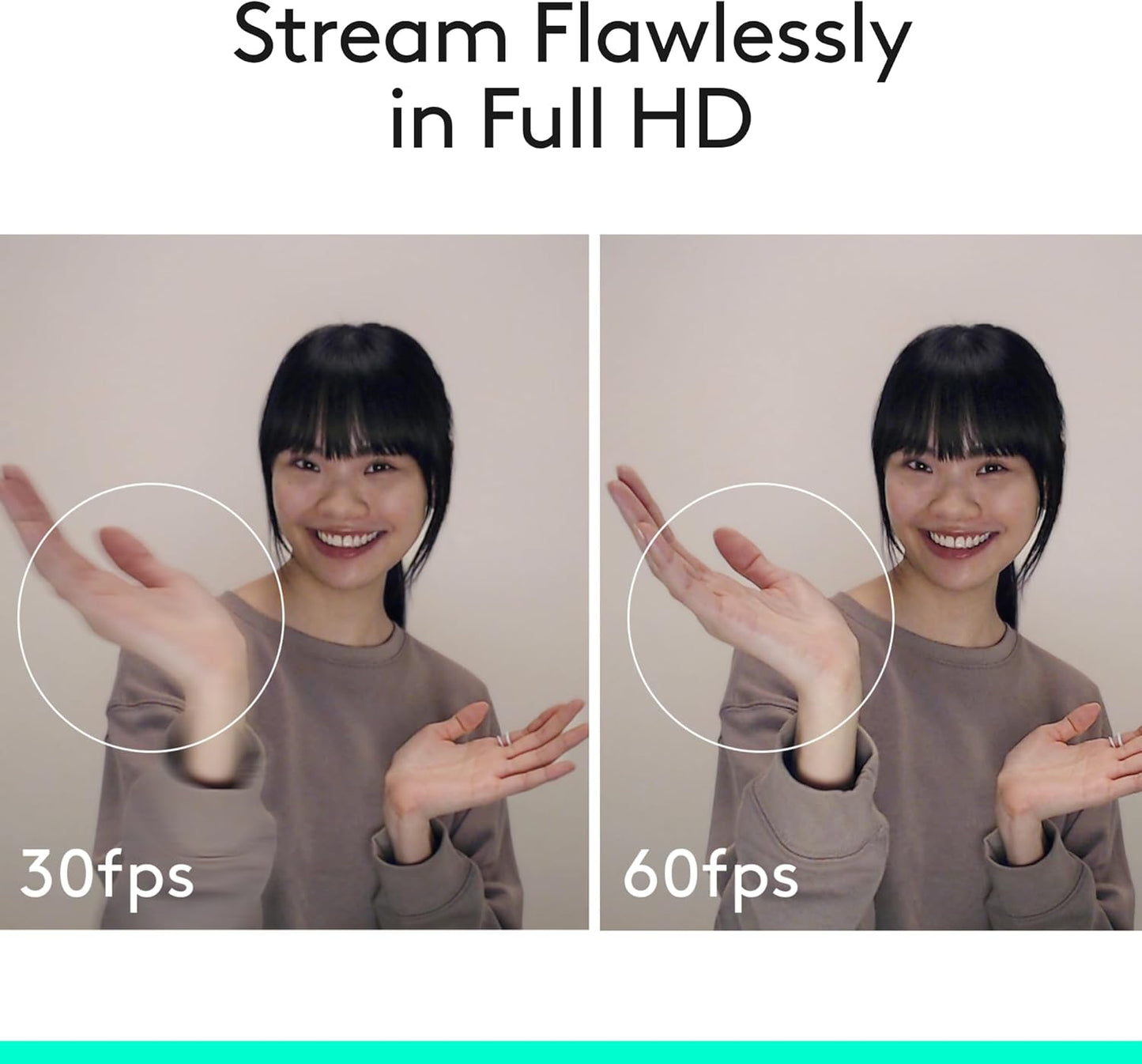 Logitech C922x HD Pro Webcam, Full HD 1080p/60fps Video, Clear Audio, HD Light Correction, PC Camera Webcam, Works with Skype, Zoom, Mac, Tablet - Black