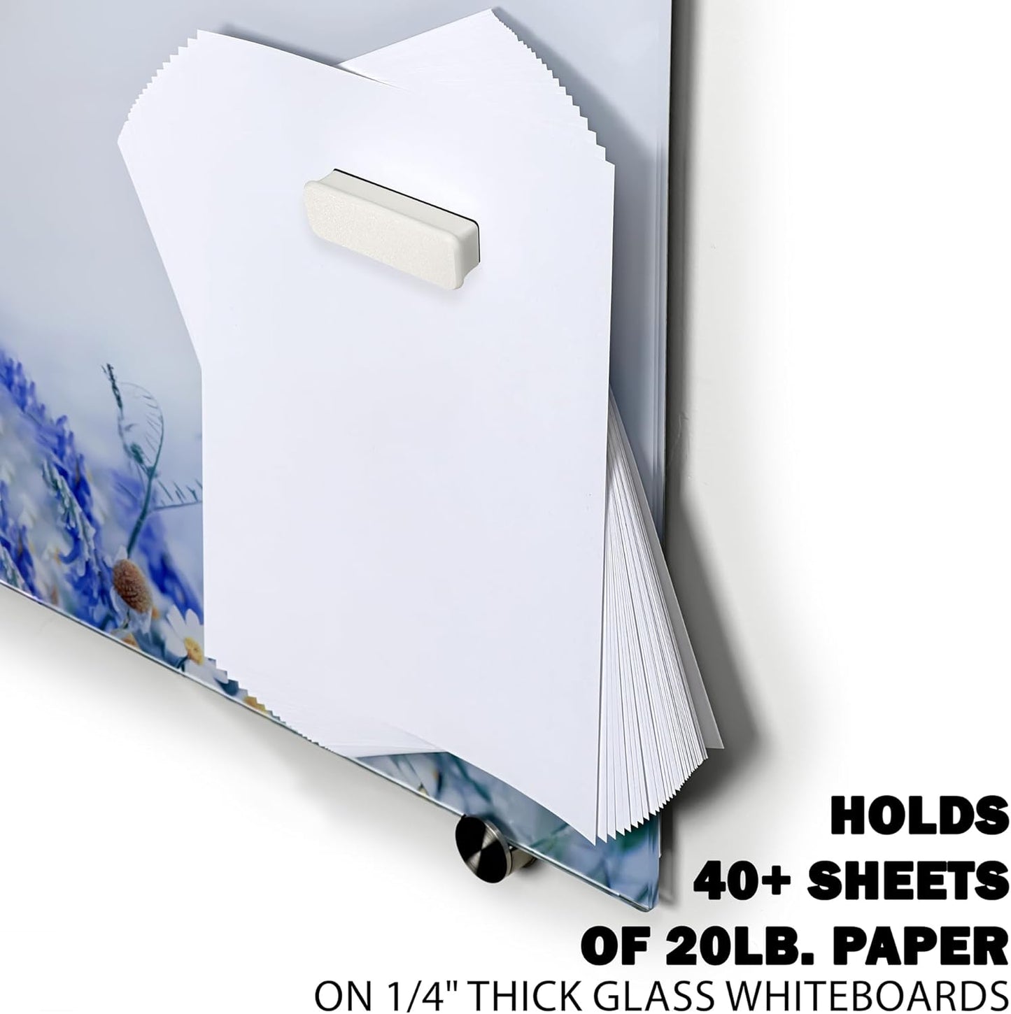 Glassboard Studio Mega Magnets - Neodymium - Heavy Duty, Colorful, Ergonomic, Ideal for Crafting, Quilting, and as Magnetic Knife Holders (12, Cherry Red Bar)