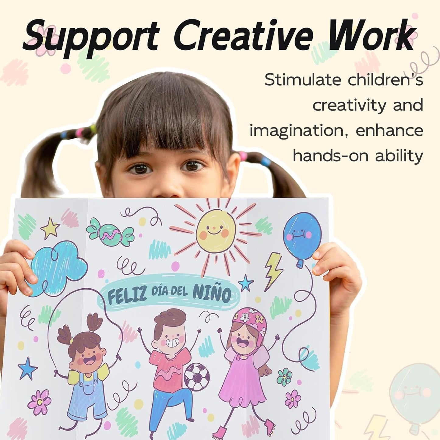 12 Pack Trifold Poster Board, 14x22 Inches White Presentation Board, Portable Display Board for Science Fair, School DIY Project and Business Exhibitions