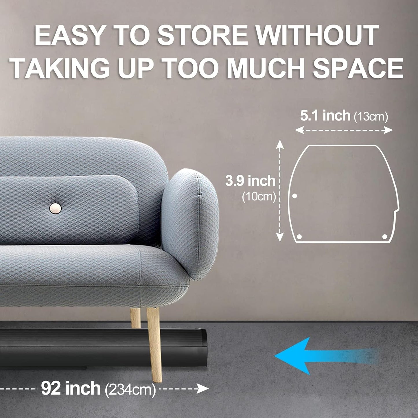 EMART 77x92in Collapsible Chromakey Panel White Screen for Photo Backdrop Video Studio,Portable Pull Up,Solid Aluminium Base Wrinkle-Resistant Fabric,Auto-Locking Air Cushion Frame