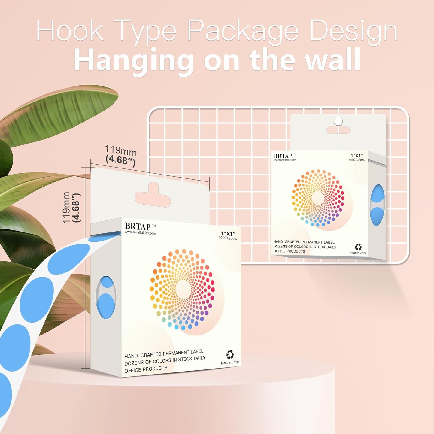 1 Inch Round Color Coding Labels, 1000 Dots Per Roll Sky Blue Color Coded Dot Stickers, Round Color Dot Labels for Organizing, Filing, and Storage