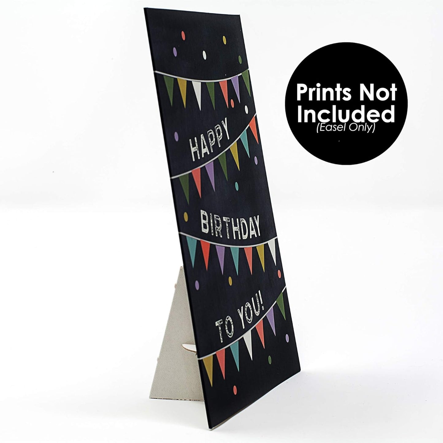 Golden State Art, 3 Inch Self Stick Easel Back, Cardboard Stand, Single Wing, Archival Quality, Display Posters Pictures Brochures, Easy and Fast Application (Pack of 50) White, Made in USA