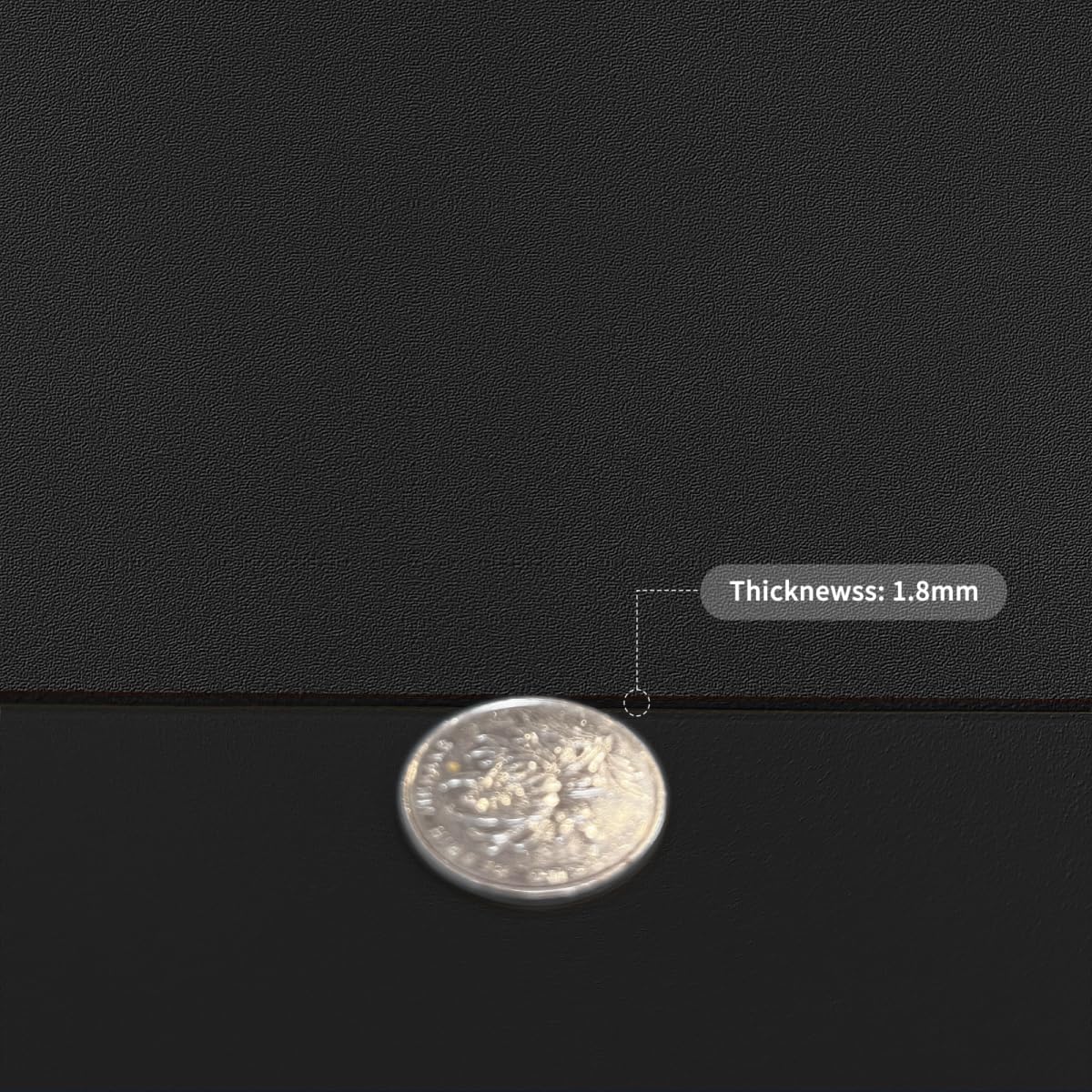 Dresser Top Protector - 16x84 Inch Waterproof Easy to Clean Can Conceal Flaws Protector The Table Top from Scratches Used for Coffee Table Dresser(Black+Black 16x84)