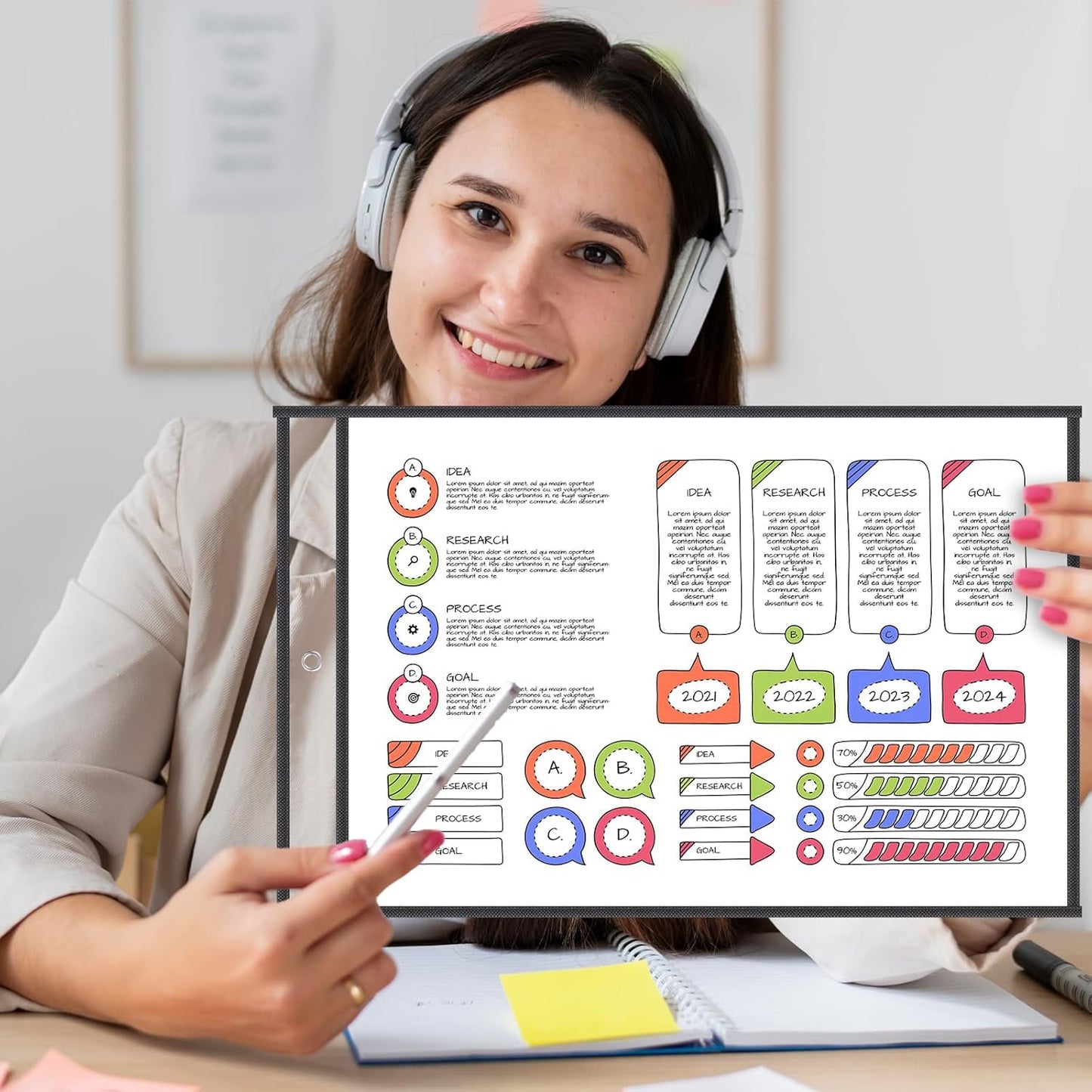 20 Pack Job Ticket Holders, 19 x 12 Inch Dry Erase Pockets Paper Sleeves Reusable Shop Ticket Protectors Writable and Erasable Document Cover for Work Orders Classroom Use