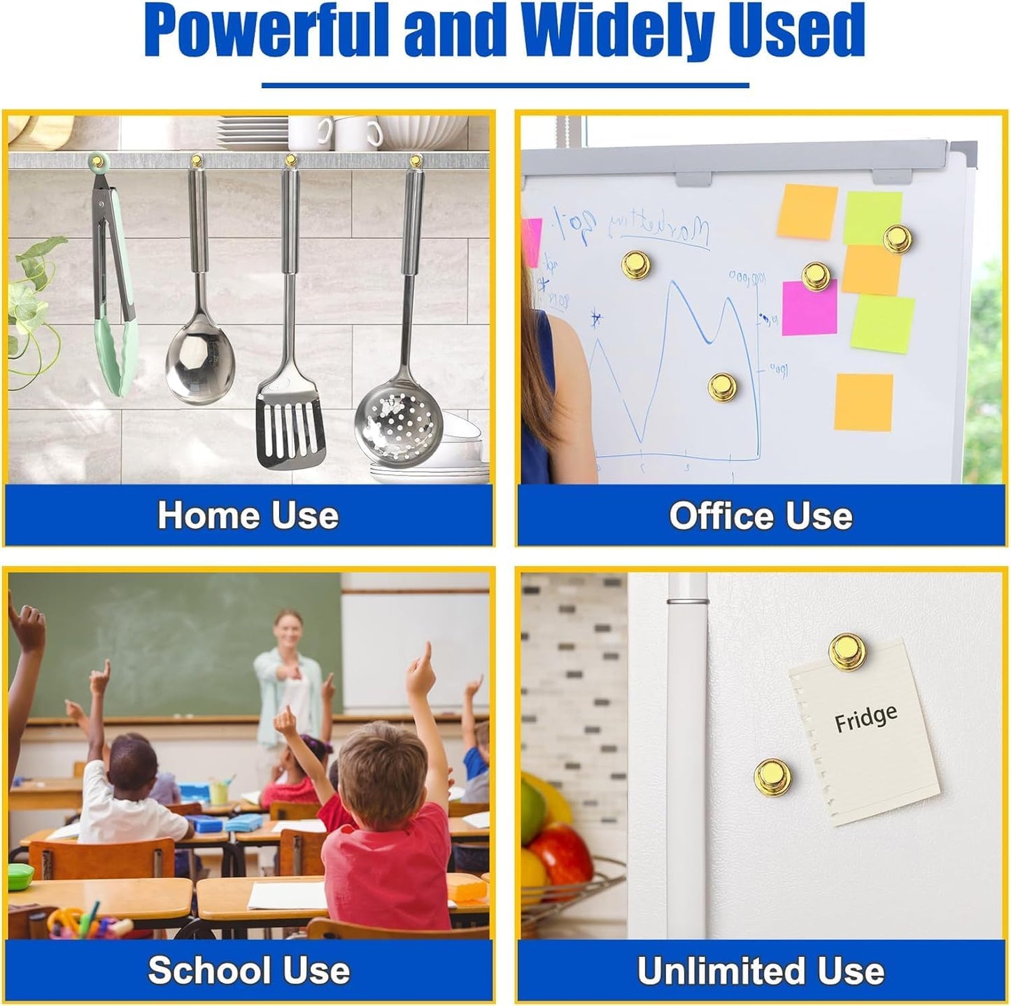 Grtard 8 Pack Magnetic Push Pins, Fridge Magnets for Whiteboard, Whiteboard Magnets Refrigerator Magnets, Small and Strong Push Pin Magnet for Office, School, Locker, and Map Magnet