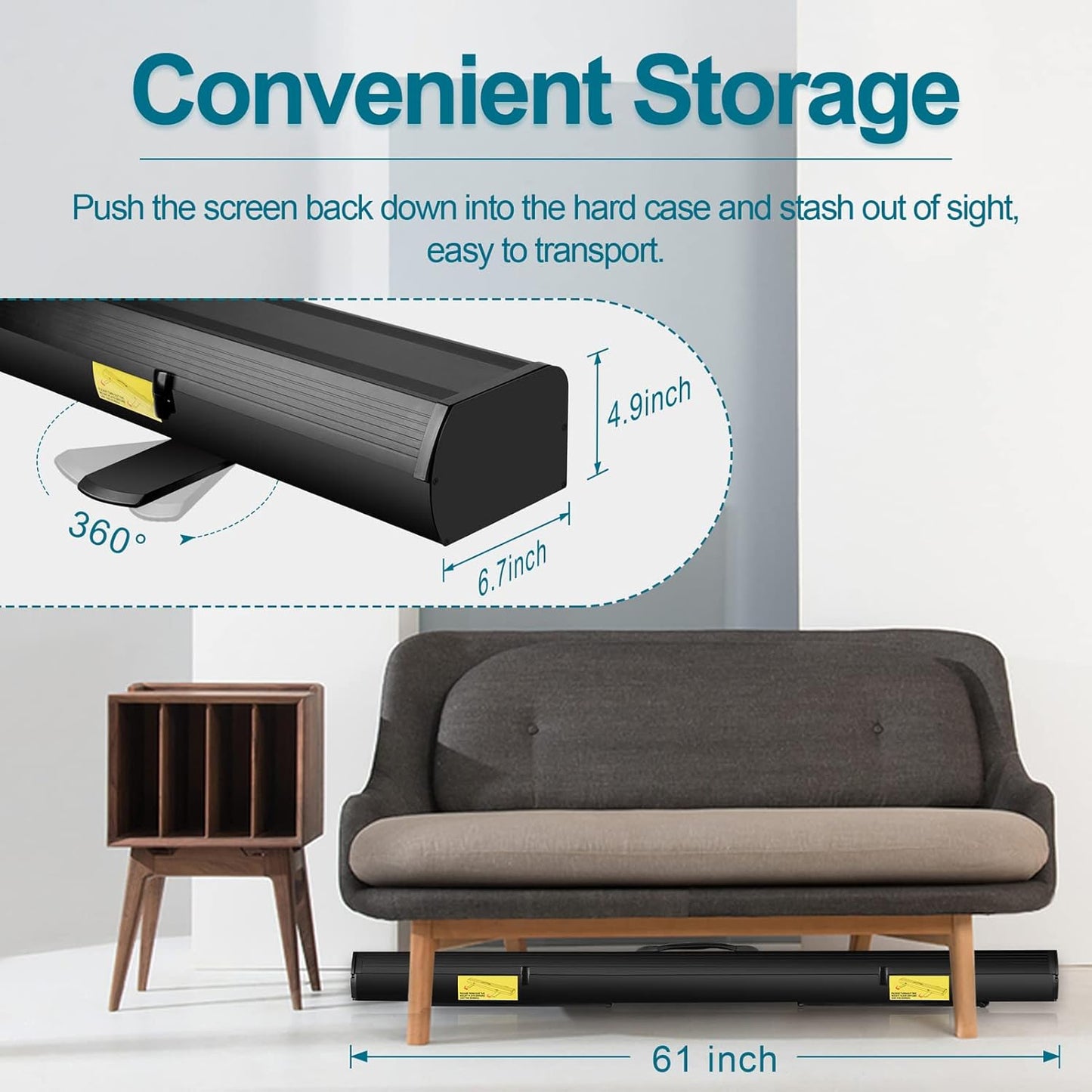 EMART Collapsible Chromakey Backdrop,2-in-1 Green Blue Screen,Double-Sided Retractable Auto-Locking Frame Background Panel for Photo Studio Video Photoshoot