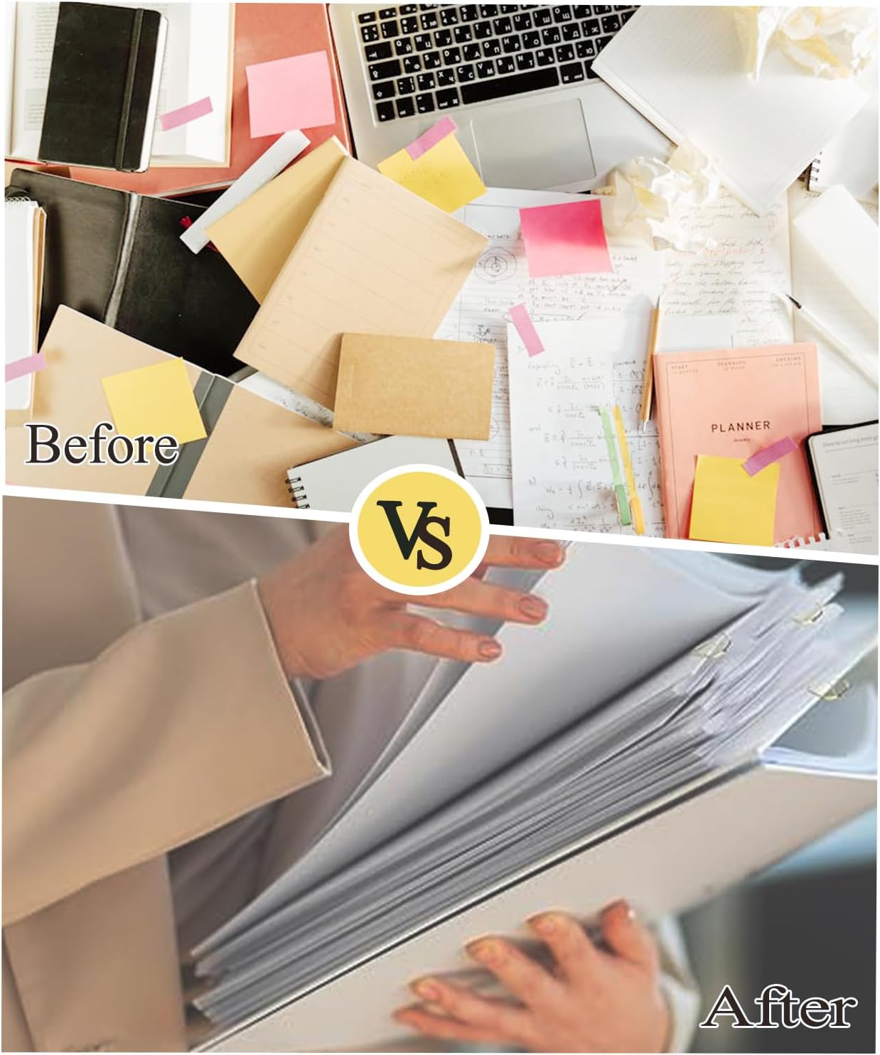 200 Pcs Teardrop Paper Clips Bulk,Stainless Steel Rust-Resistant Paperclips for Wedding Invitations, 3X Stronger Hold with Mirror Polish (Silver + Black, 1inch)