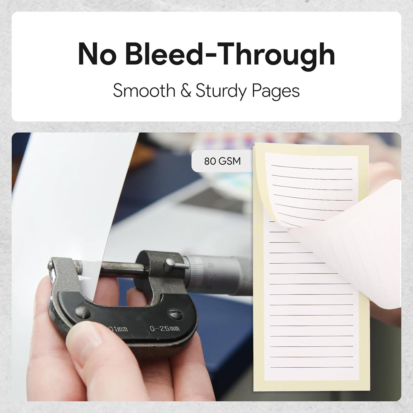 Magnetic Notepads – Notepads for Grocery List, Shopping List, To-Do List, Reminders -Strong Magnetic Back- Memo Notepad | 8 pack Medium | Solid Pattern Style