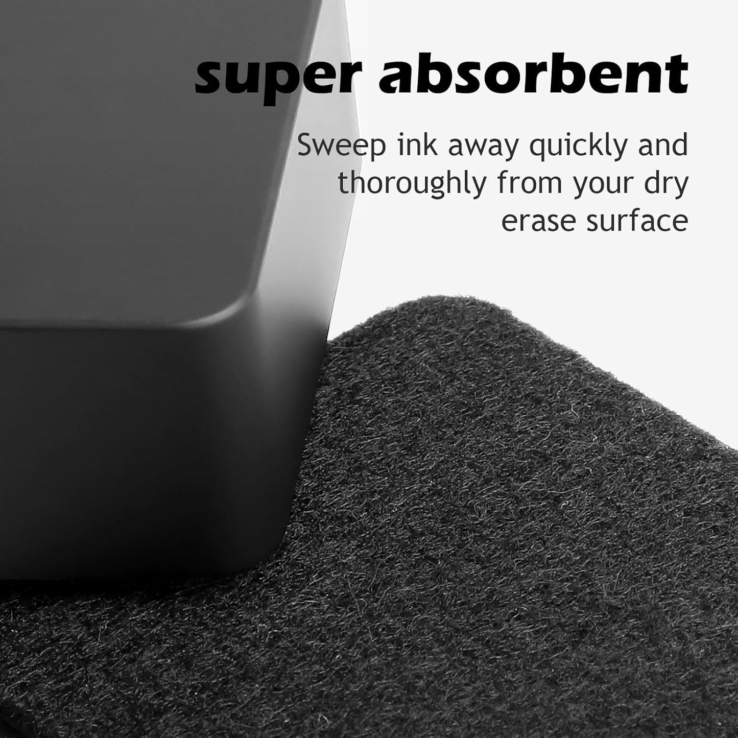 Ddaowanx Dry Erase Erasers, 2"x2",Soft Grip Magnetic Mini Eraser for Refrigerator Whiteboard,Classroom Teacher Supplies(8 Pack/Black)