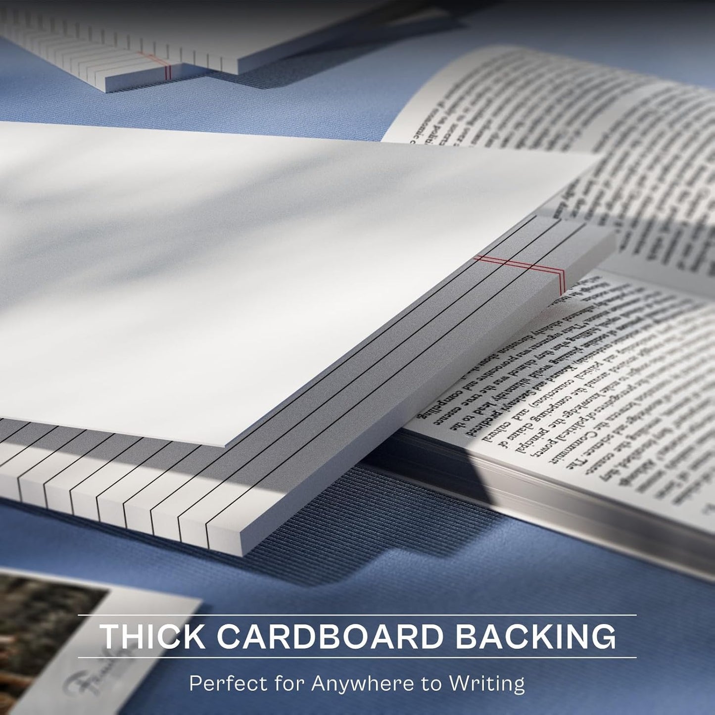 48 Pack Legal Pads 8.5 x 11,White Note Pads 8.5 x 11, Wide Ruled Legal Pads, Micro Perforated Notepads 8.5'' x 11'' with Sturdy White Back, 30 Sheet/Notepad, Writing Pad for School, Home, Office