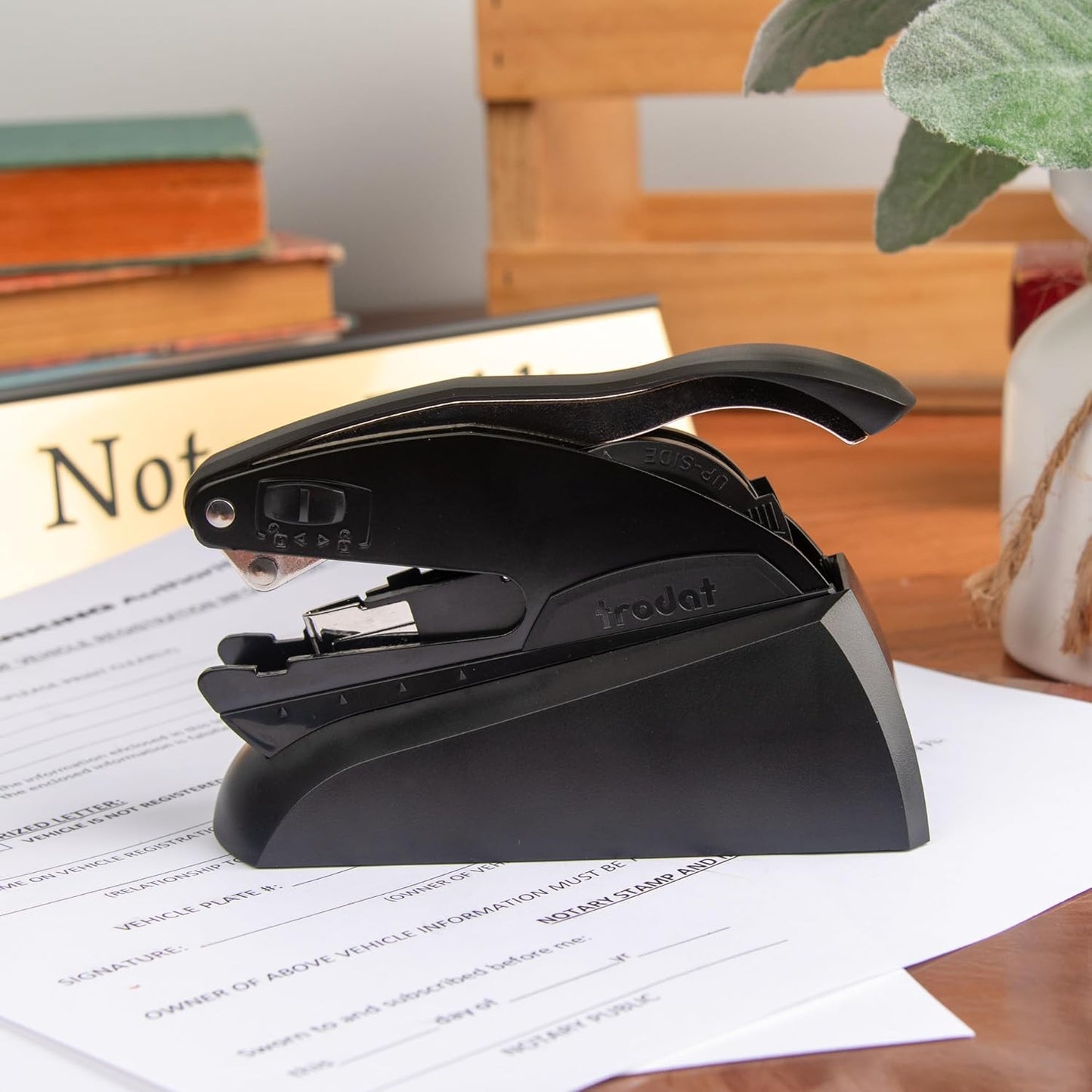 Georgia Round Notary Embosser | Official State Embosser | Official Seals | Meets State Specifications (Georgia, Round Embosser)