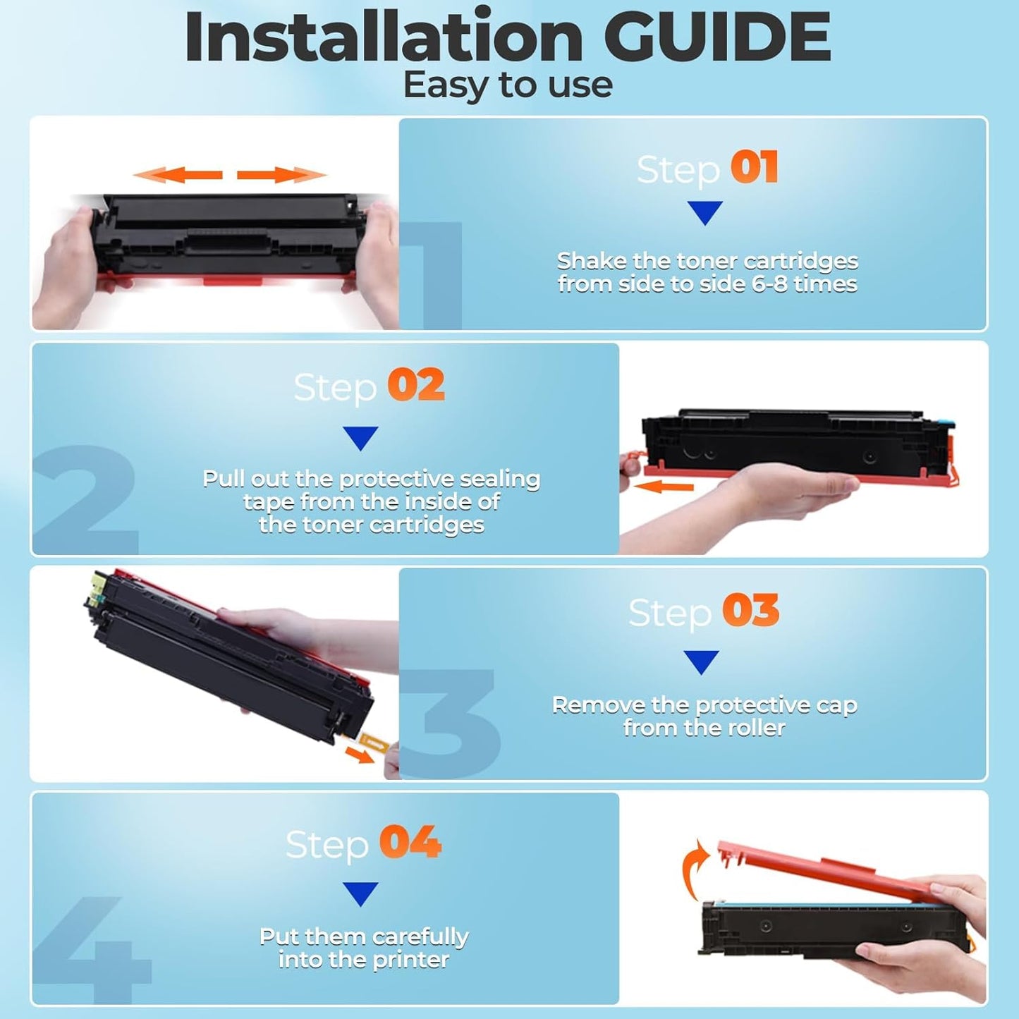 210A Toner Cartridges 4301fdw for HP 210A 210X Toner Cartridges 4 pack, 4301fdw 4201dn 4201dw Toner Cartridge, HP210A HP210X 210 Toner for Color Laser Jet Pro MFP 4301fdw 4201dn 4201dw 4301fdn 4301fdn