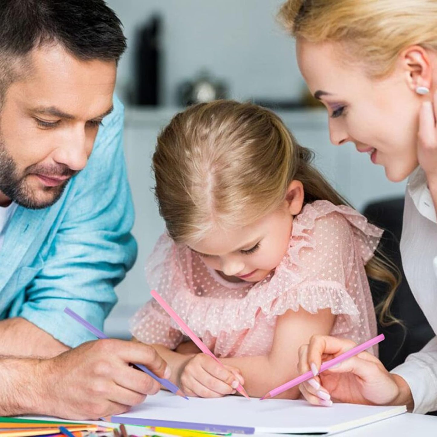 ECOTREE Stocking Stuffers, Macaron Colored Pencils, Soften Wood, Pastel Coloring for Adult and Kids, Art Supplies for School, Coloring, Drawing, Shading, 12 Count