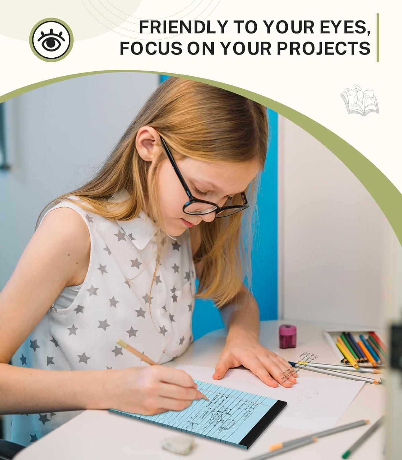 Small Legal Pads 5x8 Colored, 6 Pack Note Pads 5x8, Perforated Pink Legal Pad College Ruled, Lined Paper Pads 5x8 Notebook Pad, 30 Sheets per Notepad, Mini Purple Legal Pads 5x8 for Office School Home