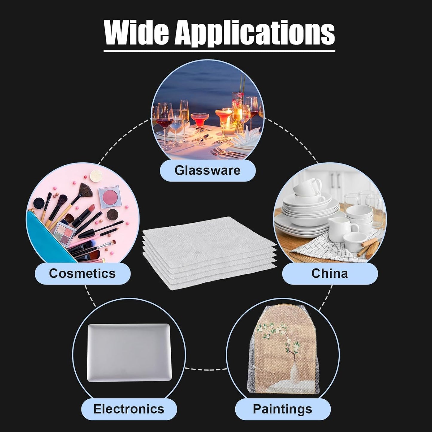 10 Pack 24 * 28 Inch Extra Large Bubble Pouches Clear Bubble Pouch Wrap Bags for Packing Shockproof Cushioning Wrap Bag for Shipping Moving Fragile Dishes China Plates Painting Fragile Items