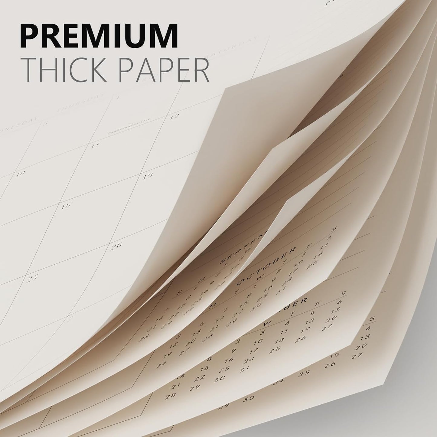 Jotsome Desk Calendar 2025-2026 with Desktop Mat, Large Academic Desk Pad Calendar From July 2025 to December 2026 22x17 inch, Desk Blotter Calendar for Home Office and School, Easy Planning, Apricot