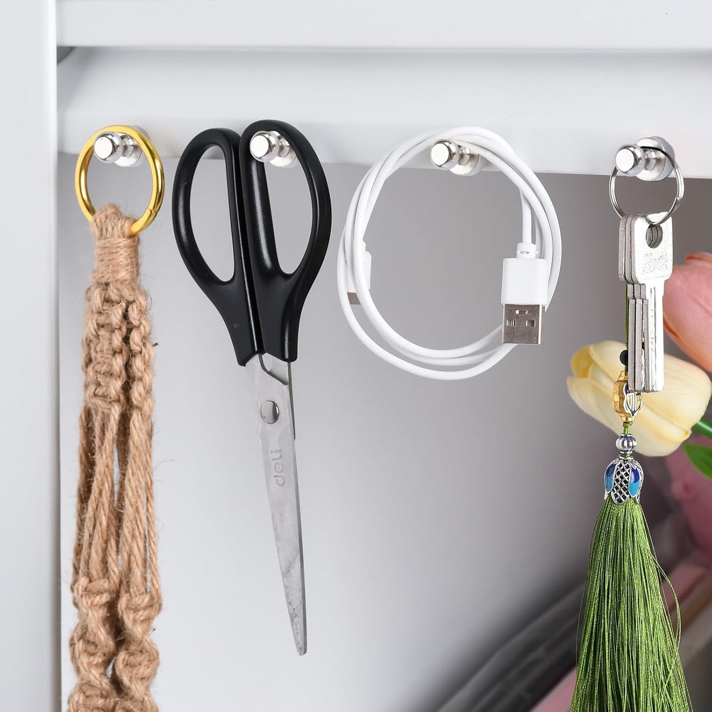 100 Pack Magnets Refrigerator Magnets for Whiteboard Small Strong Fridge Magnet Tiny Push Pin Magnetic Neodymium for Office Classroom Kitchen Home