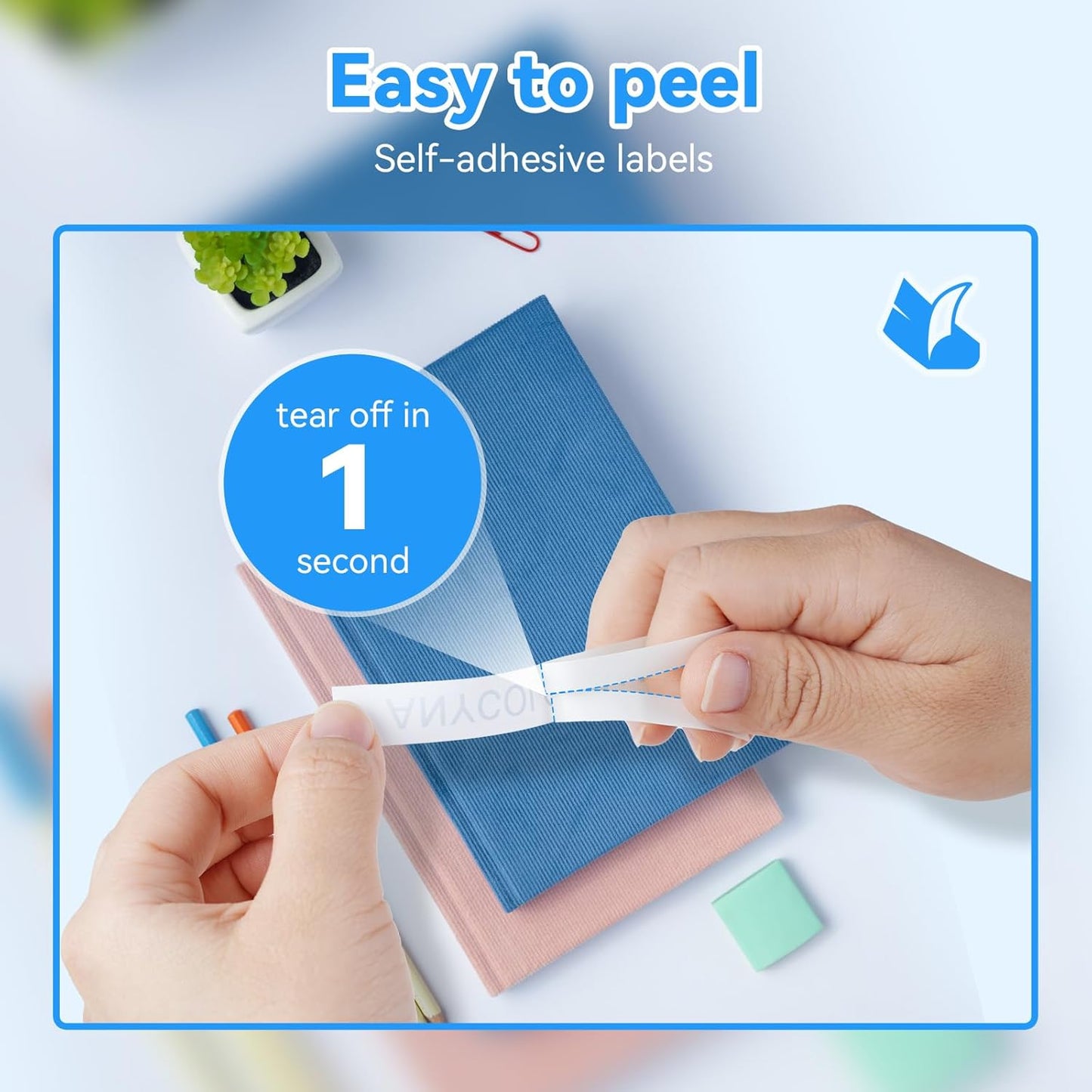 10 PK 12mm Label Maker Tape Compatible with Brother Label Maker Tape 12mm 0.47 White, Replace for Brother P Touch Label Tape 1/2 inch,Work for P-Touch PT-D210 PT-H110 PT-D220 PT-D400