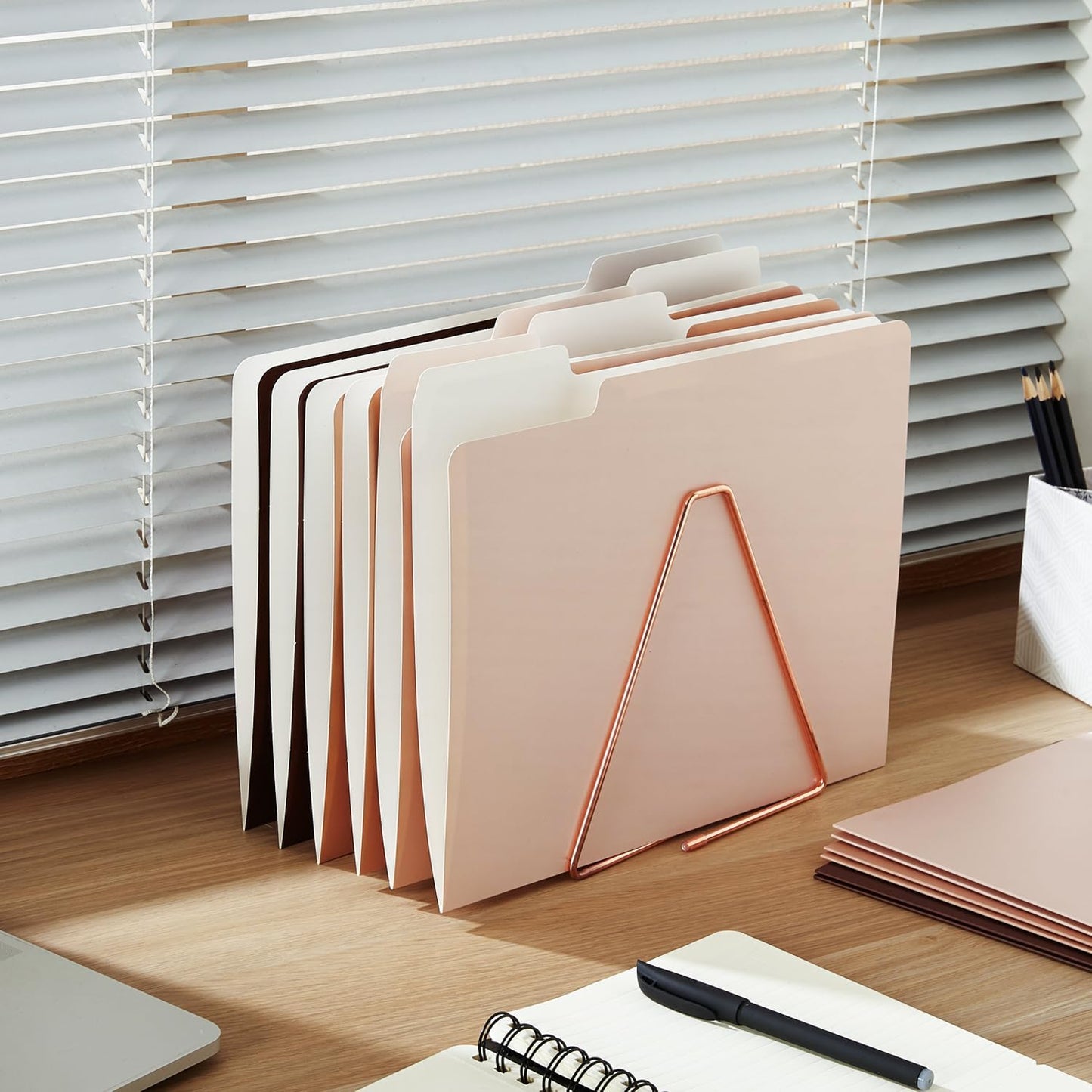 Y YOMA 12 Pack Colored File Folders Letter Size Gradient File Folder with 1/3-Cut Tab Cute Pretty Decorative Heavyweight Filing Folder File Organizers for Office School Home Desktop, Coco Mocha