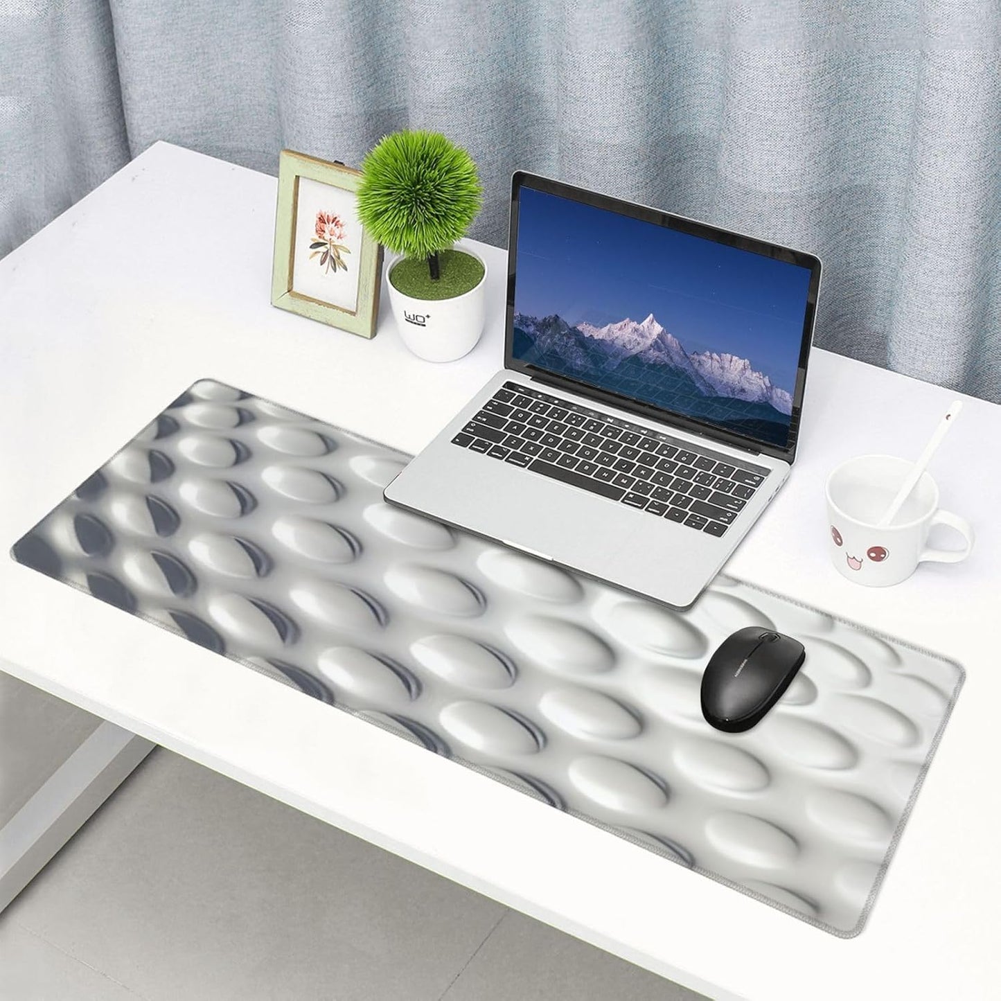 Golf Ball Mouse Pad, Golf Large Big Gaming Mouse Pad Desk Pad, Mousepad with Non-Slip Rubber Base, Extended XXL Mouse Mat for Computer Laptop Office Accessories