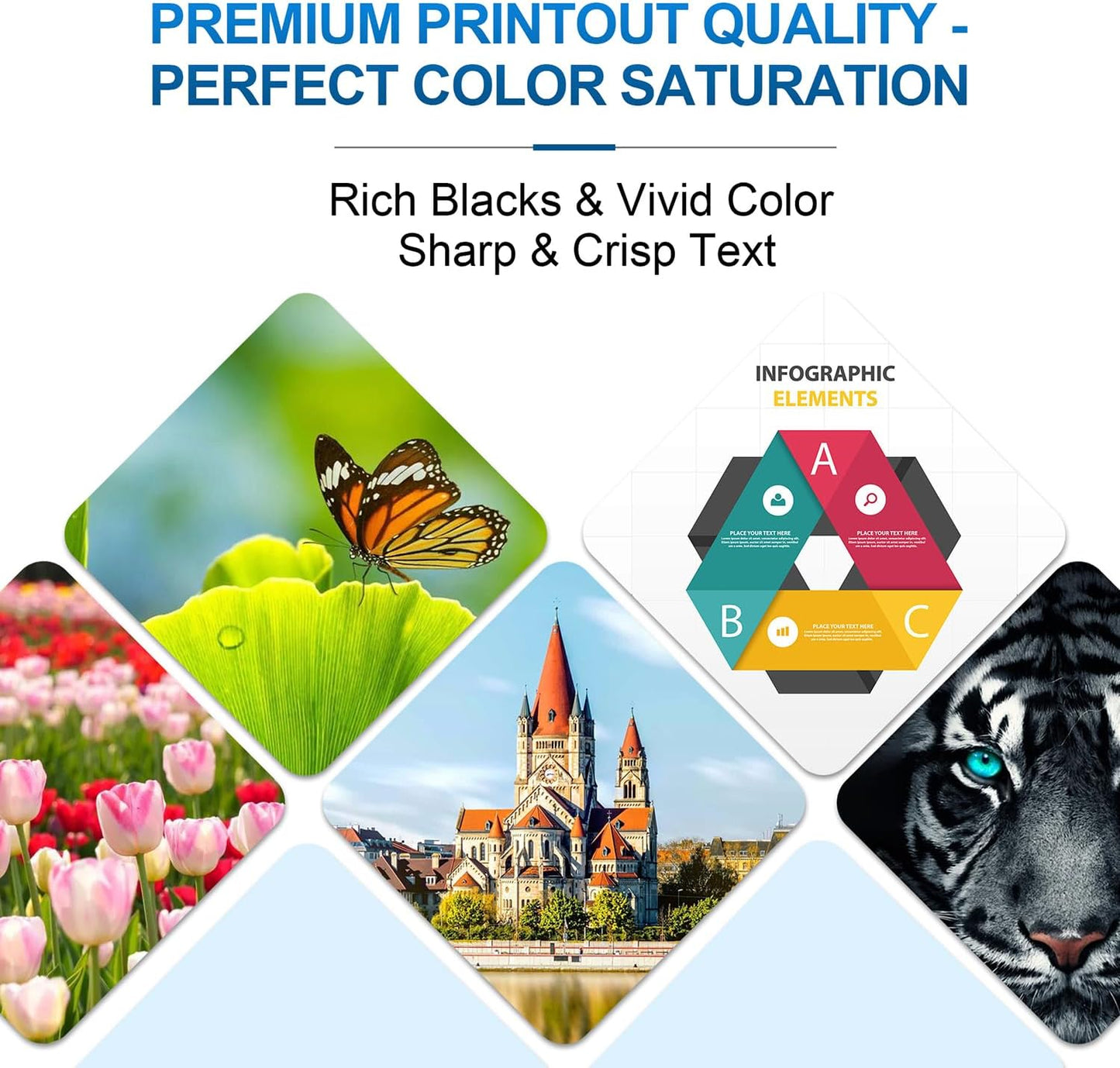 201A Toner Cartridges 4 Pack(with Chip) Comaptible with 201A Toner Cartridges, Works for Color Pro MFP M277dw M277c6 M252dw M252n M252 M277 M277n Ink Printer (Black Cyan Yellow Magenta)