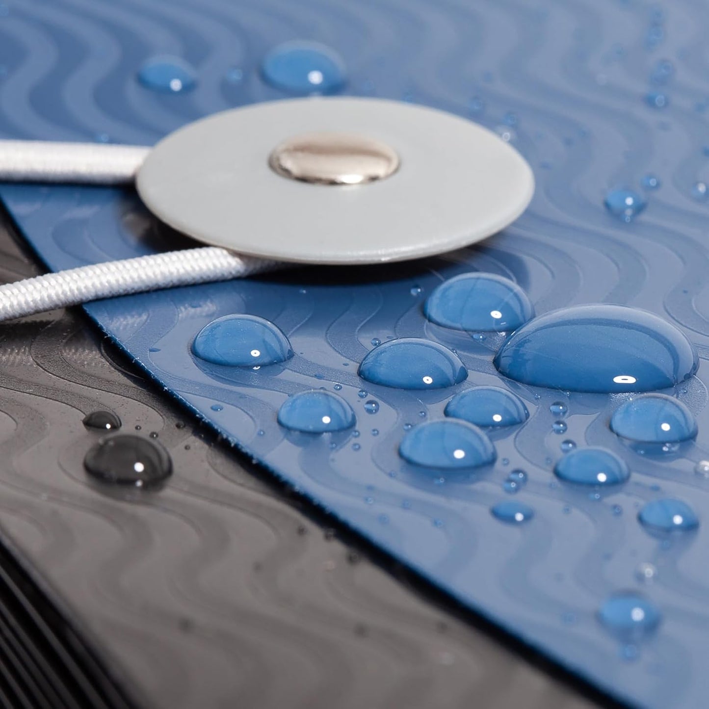 Smead Poly Frequency Expandable File Folders Letter Size, 12 Pockets, Flap & Cord Closure, Blue/Black (70863)