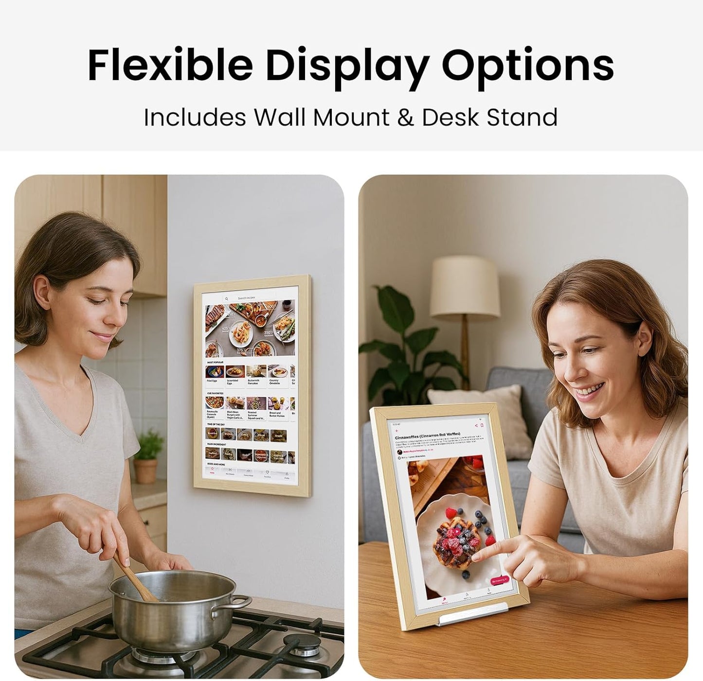 ApoloSign Digital Calendar: Electronic Calendar, Smart Touchscreen Interactive Display for Chore Chart, Family Schedules Planner, Supports All Apps via Google Play (Yellow, 15.6-inch)