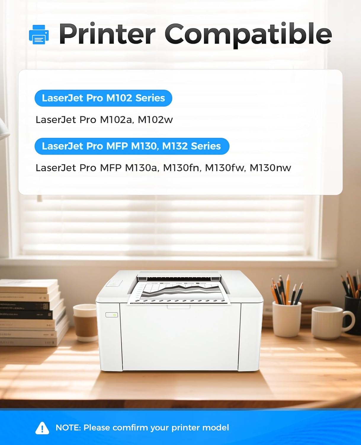 19A CF219A Drum Unit (Not Toner) 2-Pack Black High Yield Replacement for HP 19A CF219A Imaging Drum Compatible with HP Laserjet Pro MFP M130a M130fn M130fw M130nw M102a M102w Printer M130 M102 Copy