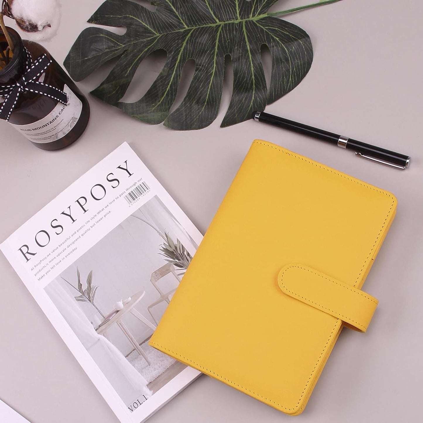 Money Saving Binder, Savings Challenges Book with for Cash Envelopes, 12pcs Zipper Envelopes A6 Budget Binder, Budget Planner for Managing Budgets and Saving Money (Yellow-7.4IN)