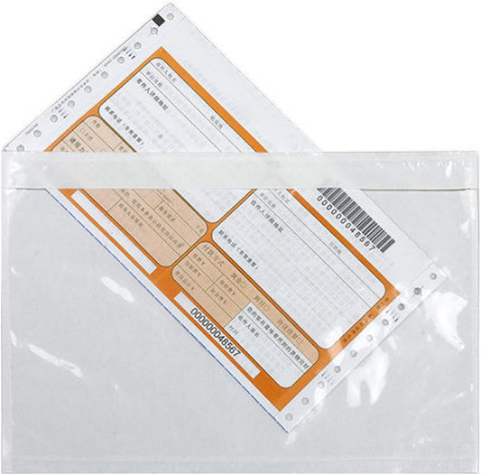 200 Pcs 6x9 Shipping Envelopes, Packing List Mailing Envelopes Clear Adhesive Shipping label sleeves Shipping Supplies for Small Businesses