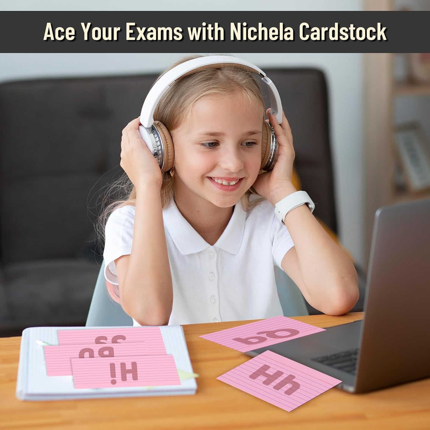 300 Count Index Cards 3 x 5 Inch Ruled Pink Index Cards, Flash Cards College Ruled for School, College, Office and Home Organization, Durable Study To Do List Note Cards with Ruled Lines