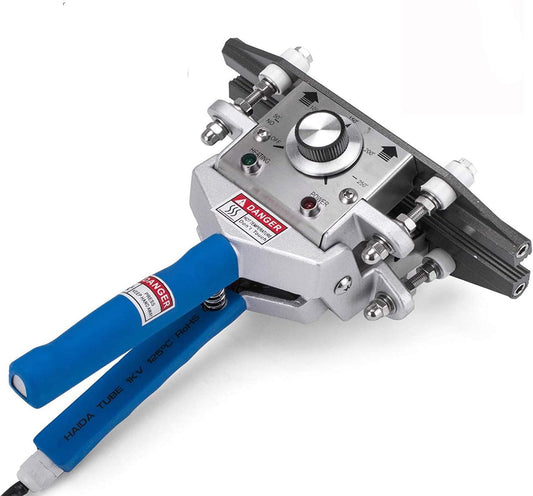 FKR-400 16" Hand Held Crimp Heat Sealer Bag Crimp Heat Sealer Sealing Machine Tool Aluminum Foil Kraft (16" Sealing Length)