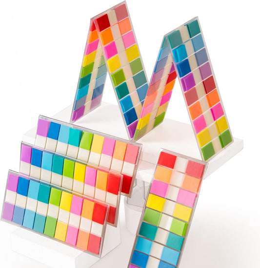 Golcellia 1440 Pieces, Transparent Sticky Notes, Page Markers, Book Tabs, Pop Up Index Tabs