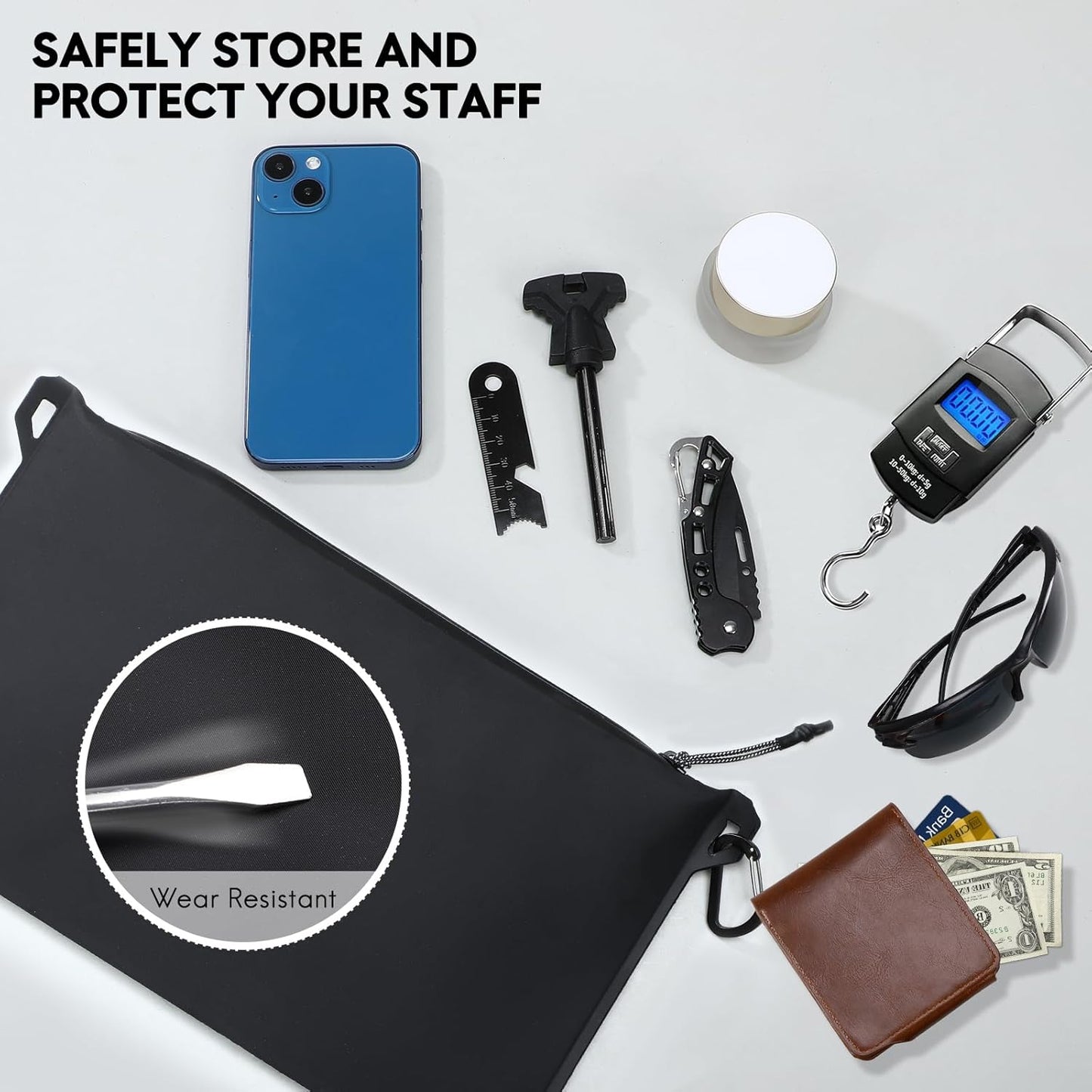 Haimont Waterproof Pouch, Small Waterproof Dry Bag with Upgrade Zipper for Travel Boating Kayaking Hiking Document Organizer