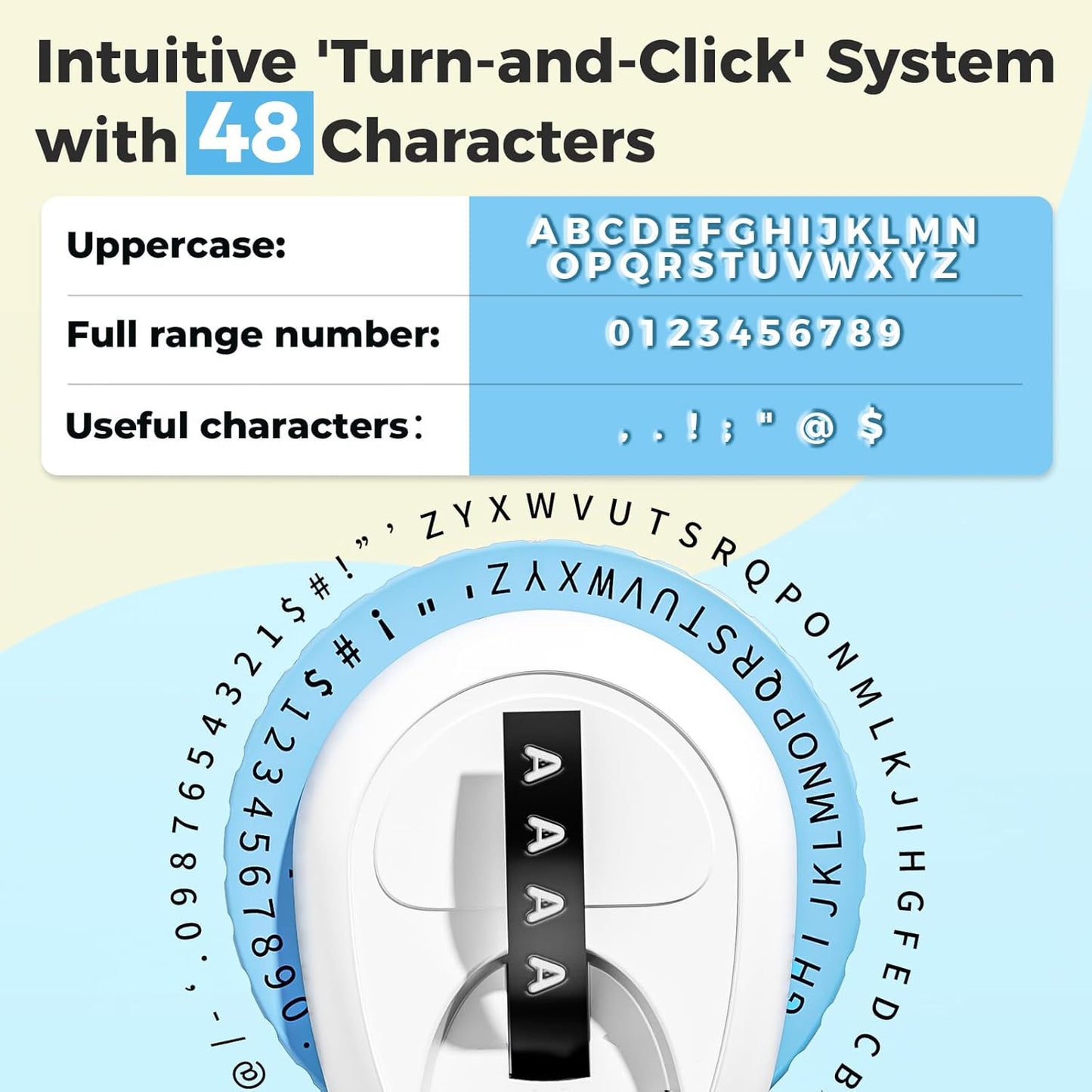 Embossing Label Maker, Retro 3D Label Maker Embossed, Vintage Embosser Label Makers Machine with 5 Rolls Embossing Tapes, Manual Labeler Old School for Home Office Kids DIY Crafting
